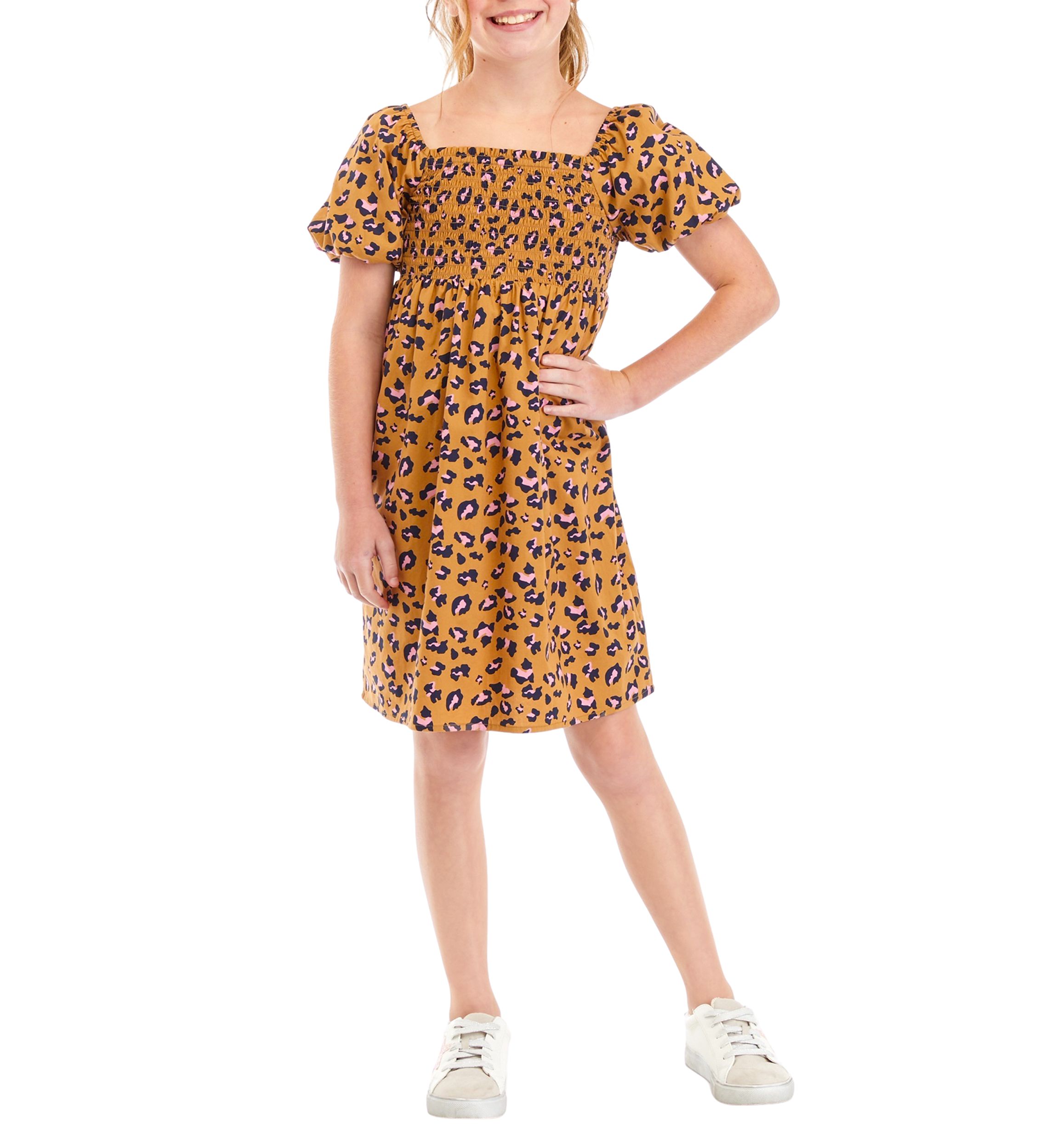 Girls 7-16 Smocked Dress
