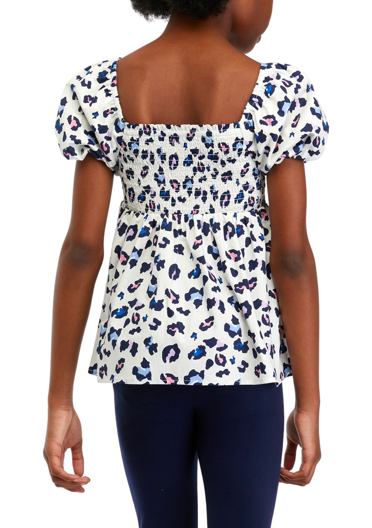 Girls 7-16 Smocked Top