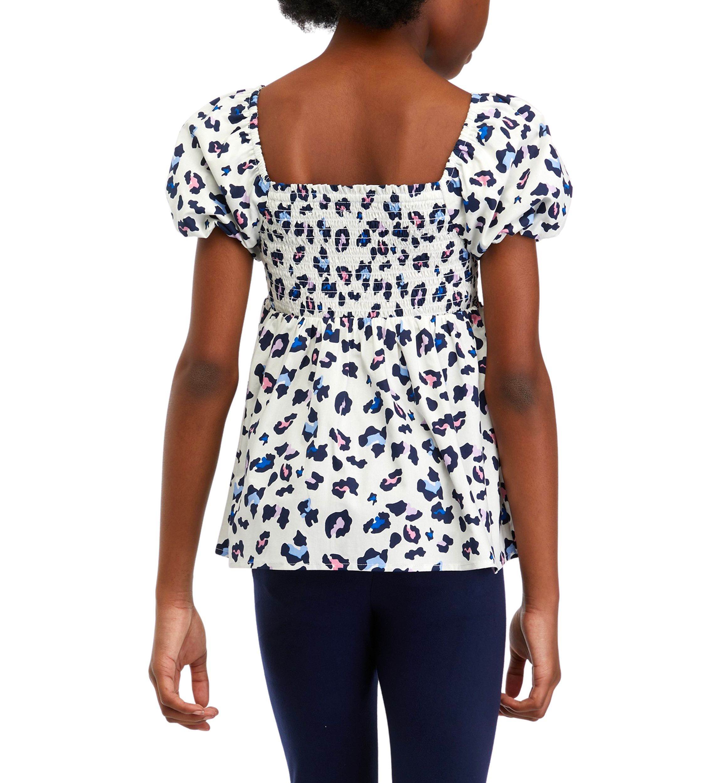 Girls 7-16 Smocked Top