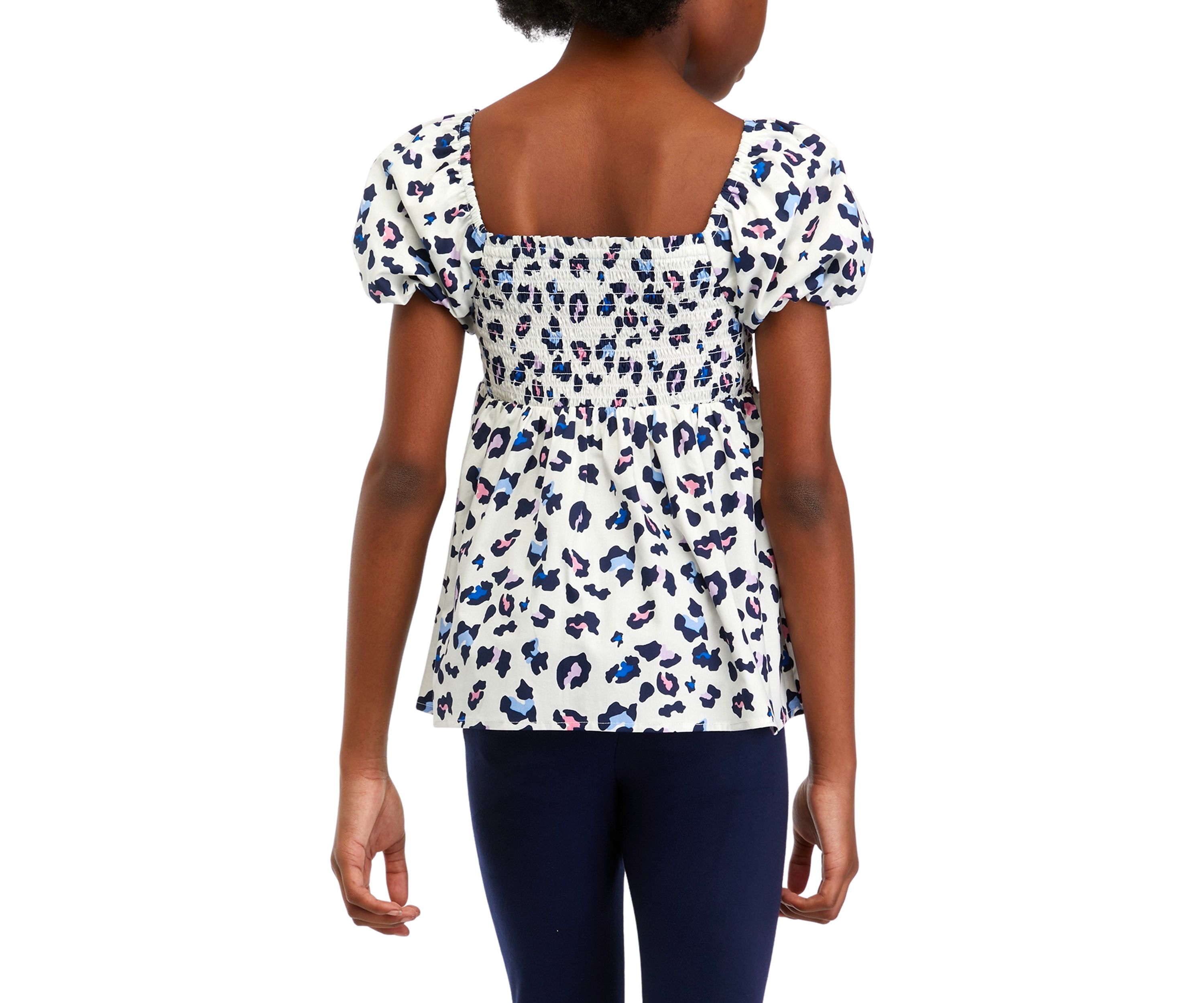 Girls 7-16 Smocked Top