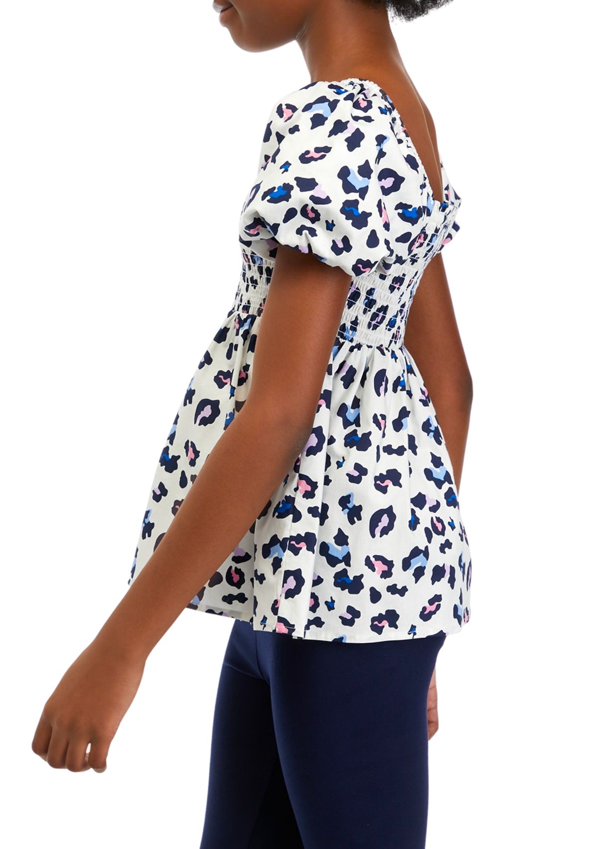 Girls 7-16 Smocked Top