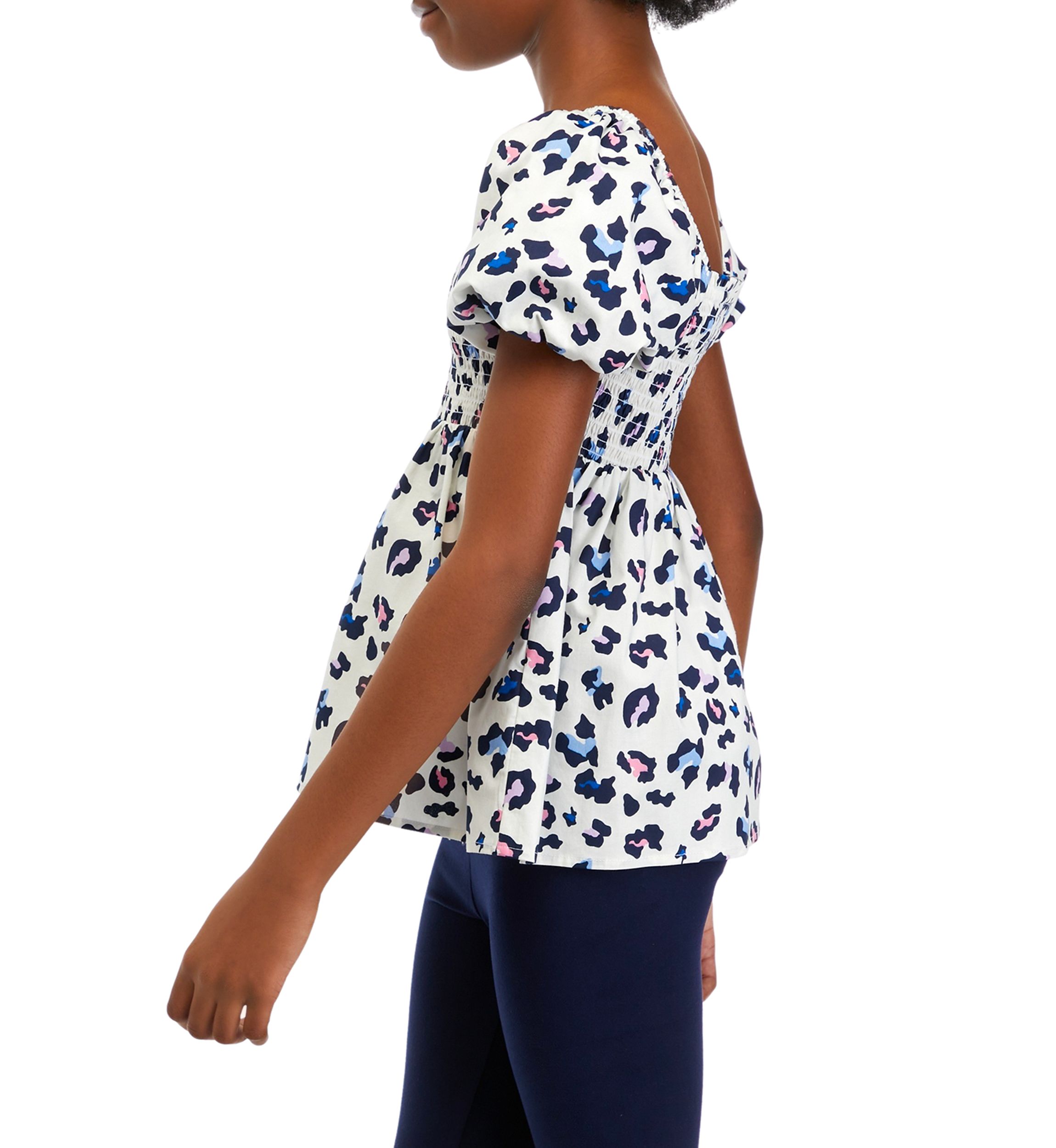 Girls 7-16 Smocked Top