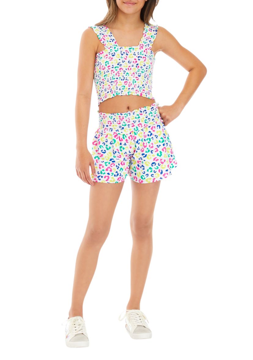 Girls 7-16 Smocked Set 