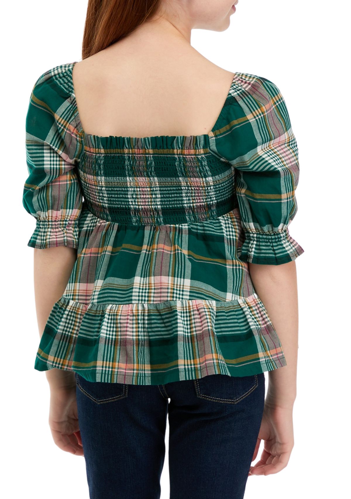 Girls 7-16 Smocked Top