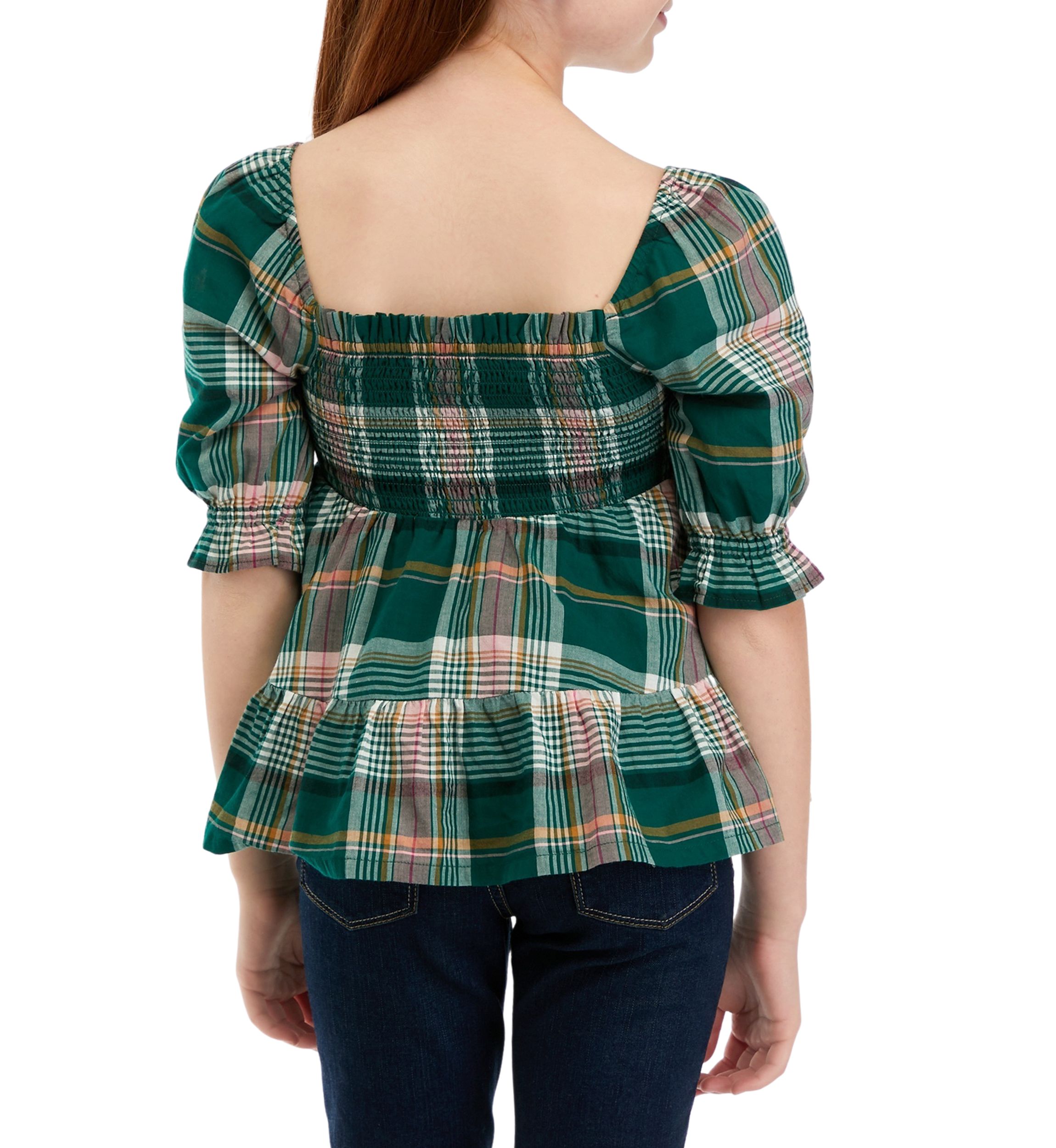 Girls 7-16 Smocked Top