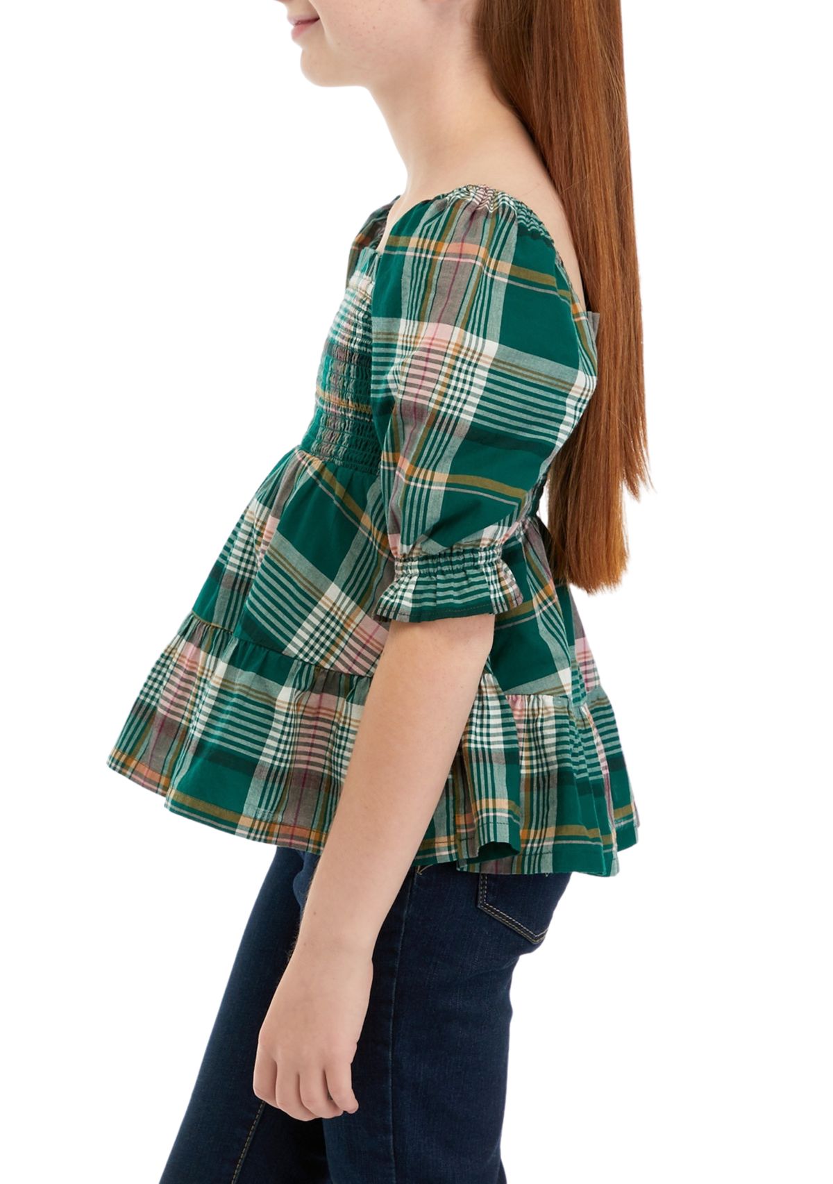 Girls 7-16 Smocked Top