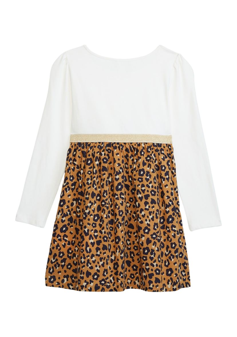 Girls 7-16 Printed Shine Dress