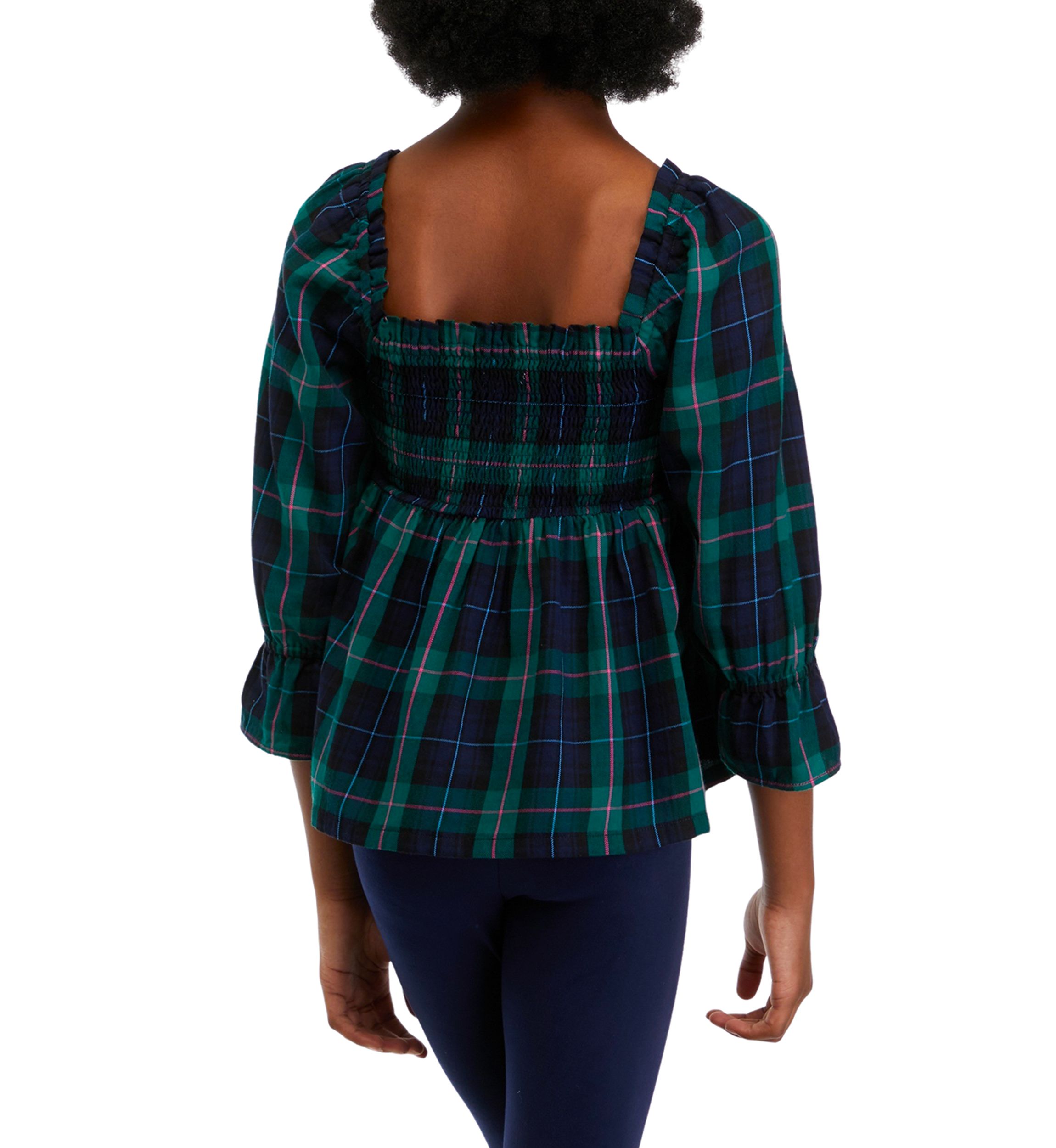 Girls 7-16 Smocked Top