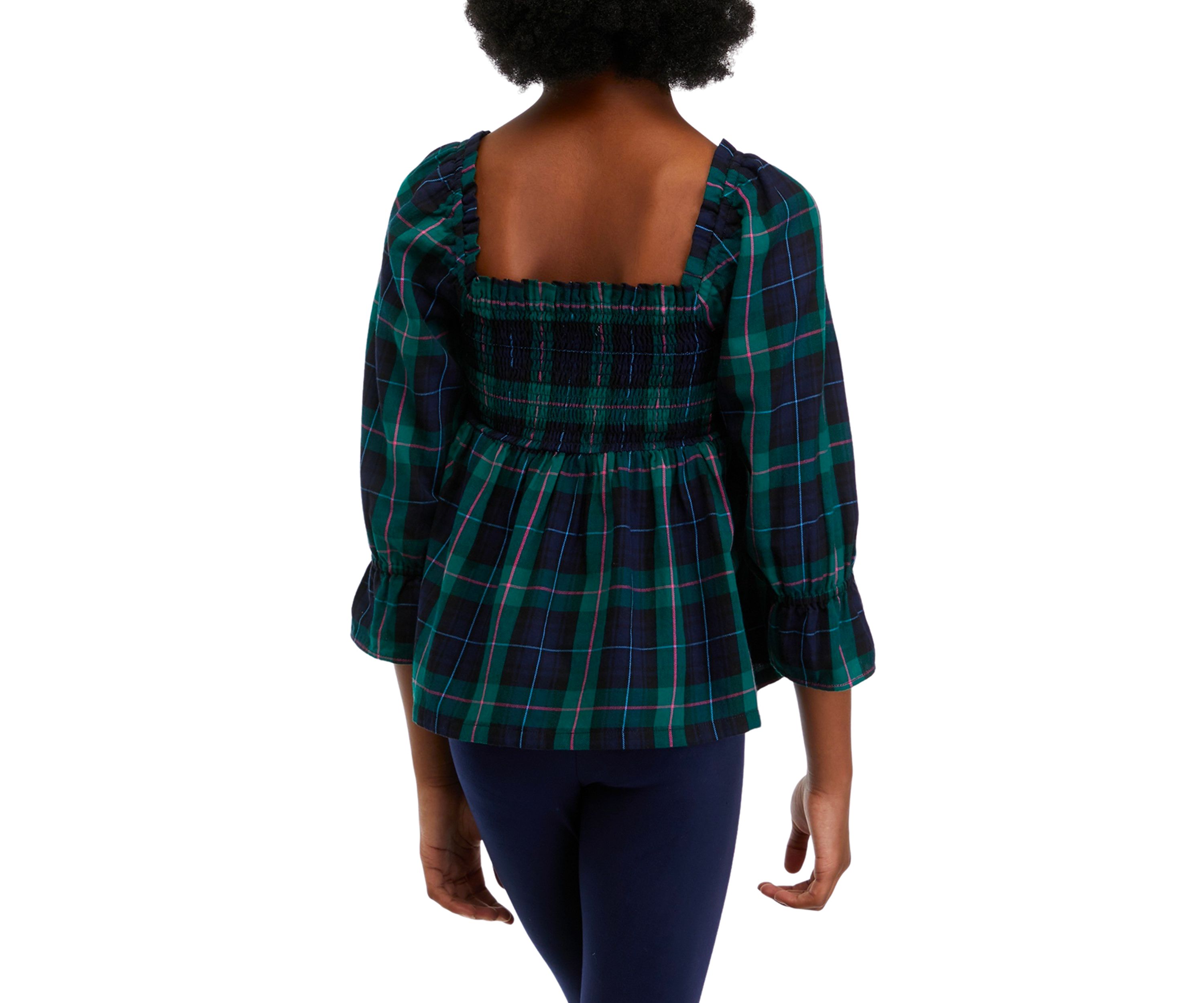 Girls 7-16 Smocked Top