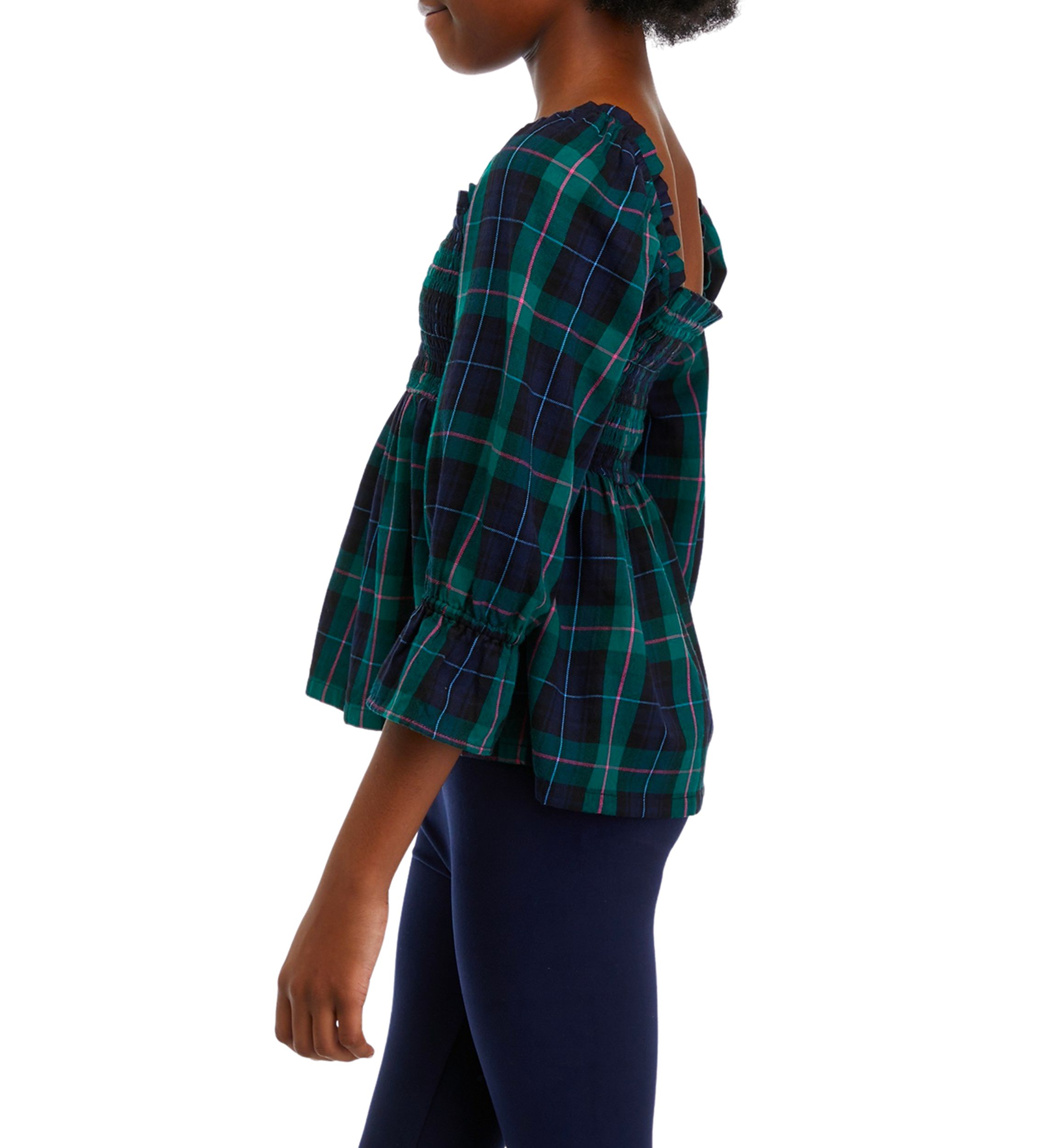 Girls 7-16 Smocked Top