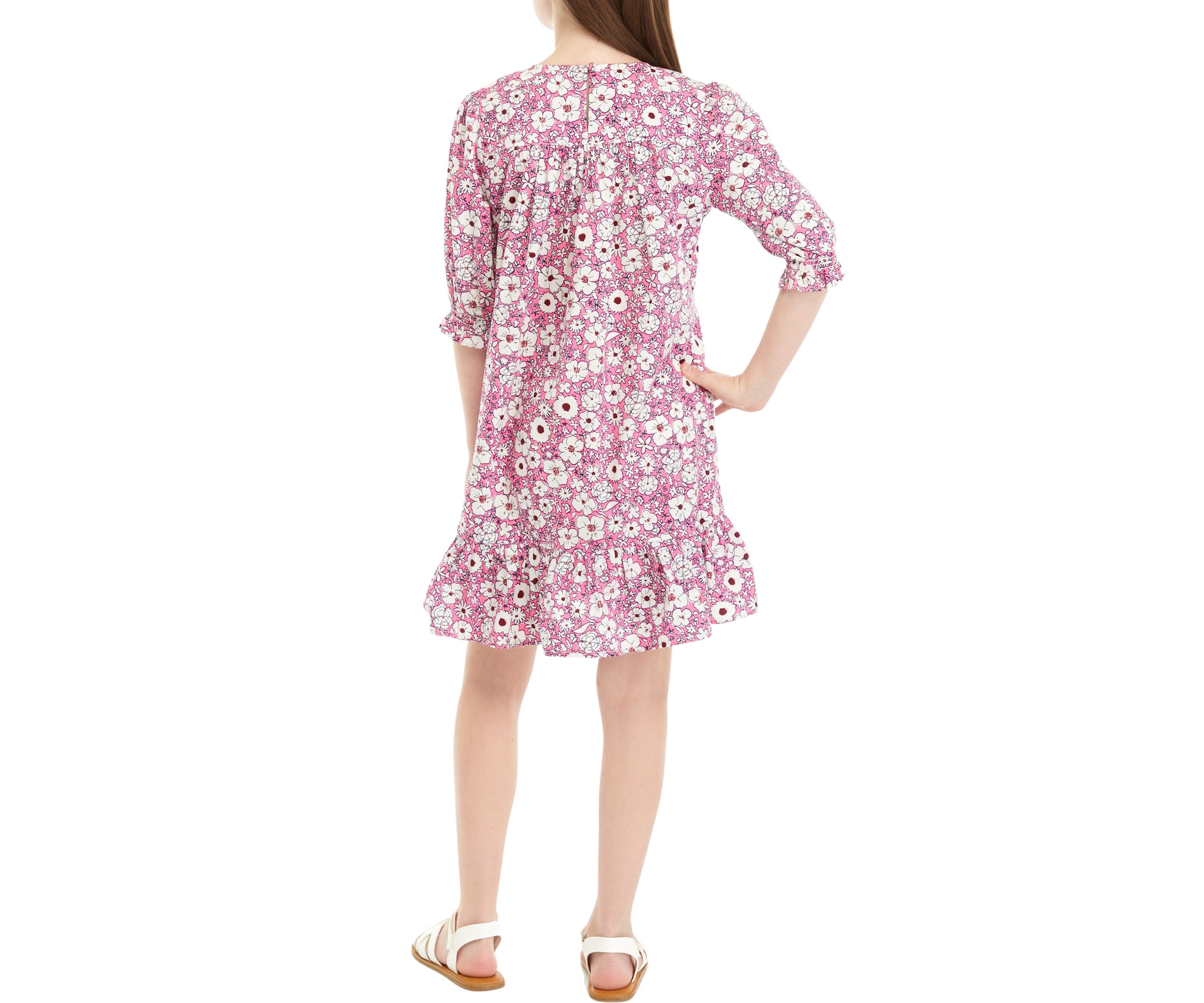 Girls 7-16 Printed Pleated Dress