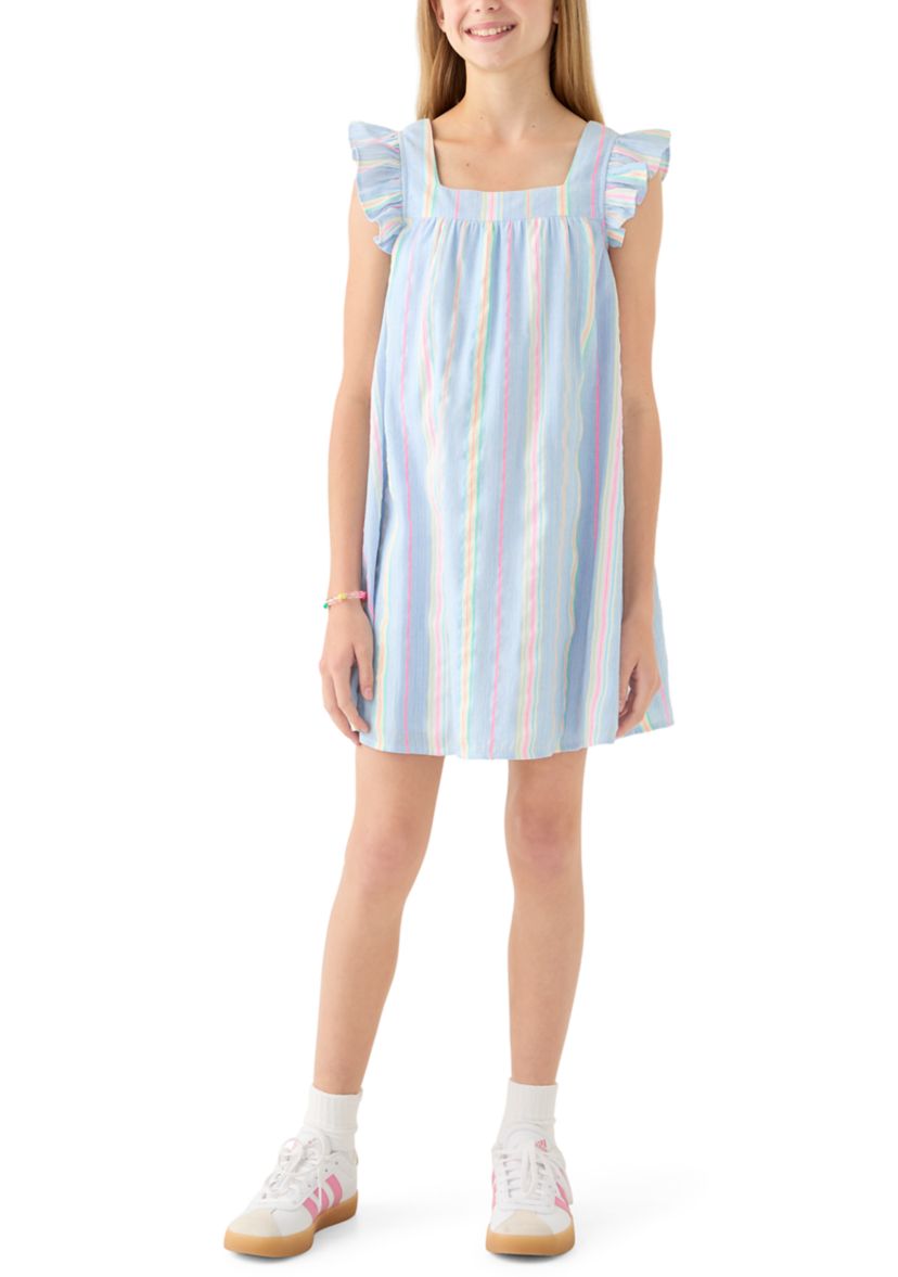 neon dress for girls Loves To Learn Electric Hearts over print Material95% cotton Mila & Rose Hot Pink