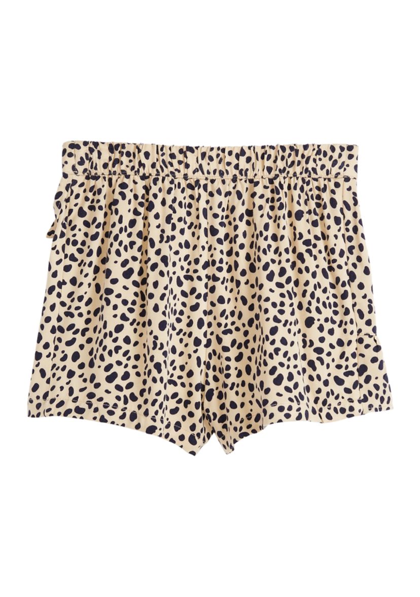 Girls 4-6x Printed Wrap Ruffle Skort