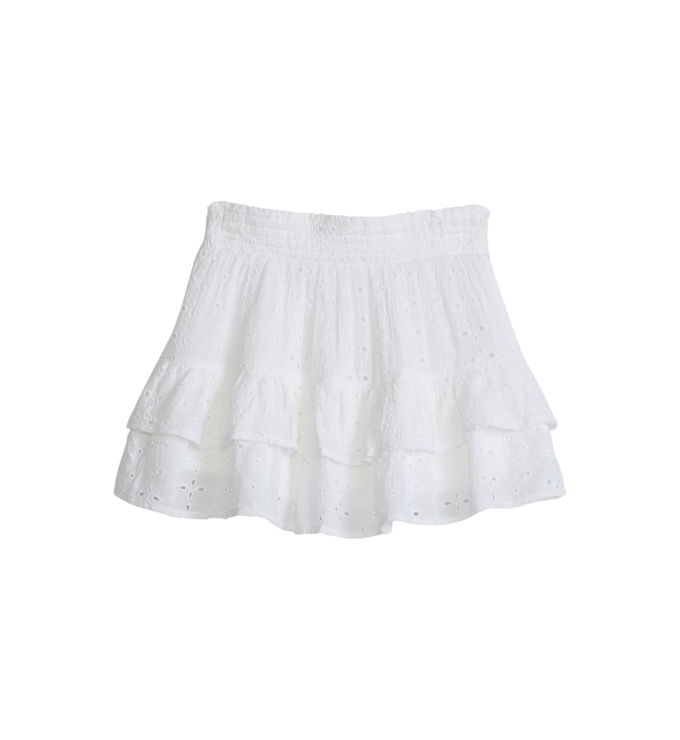 Girls 7-16 Eyelet Ruffle Skirt