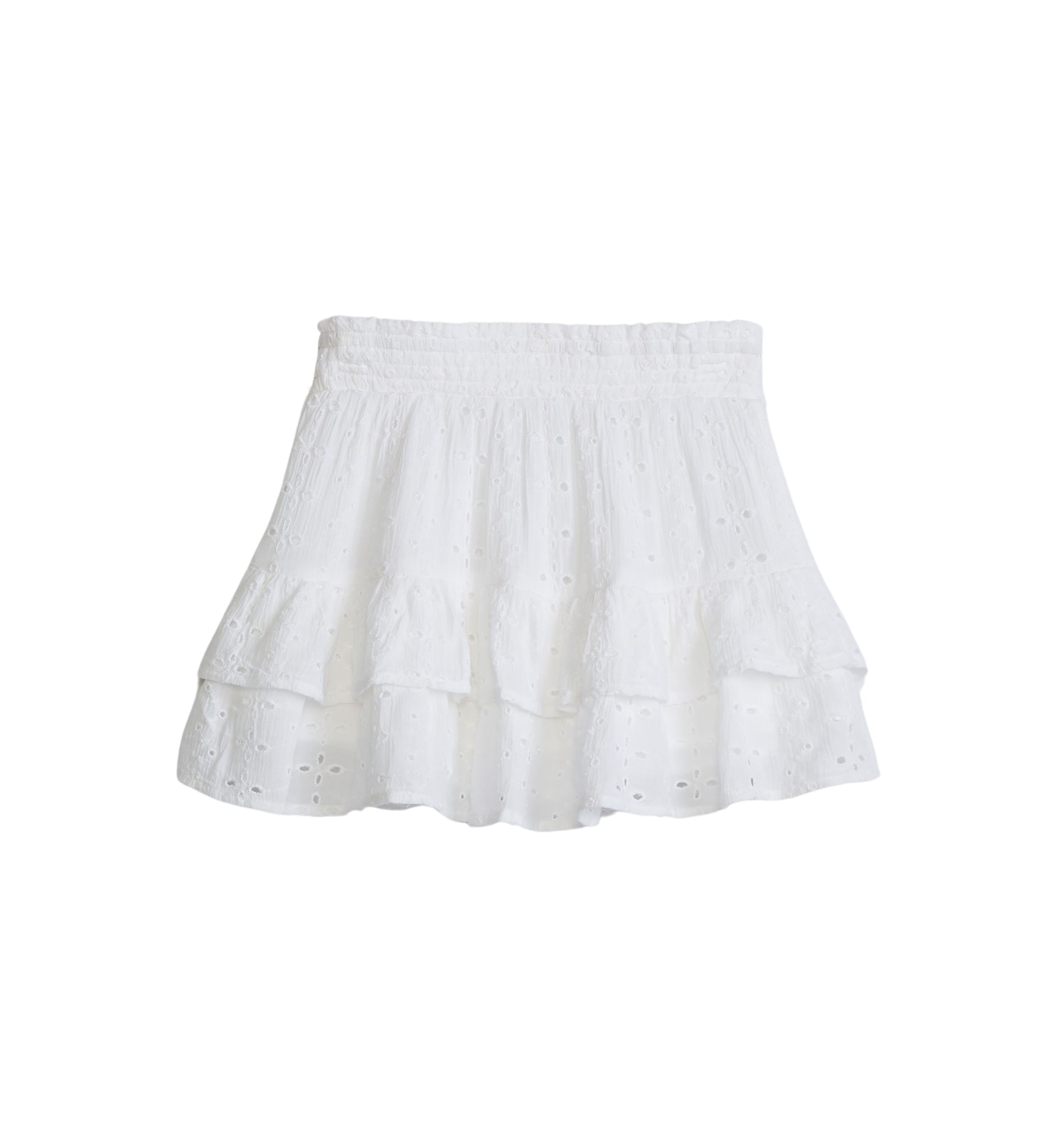 Girls 7-16 Eyelet Ruffle Skirt