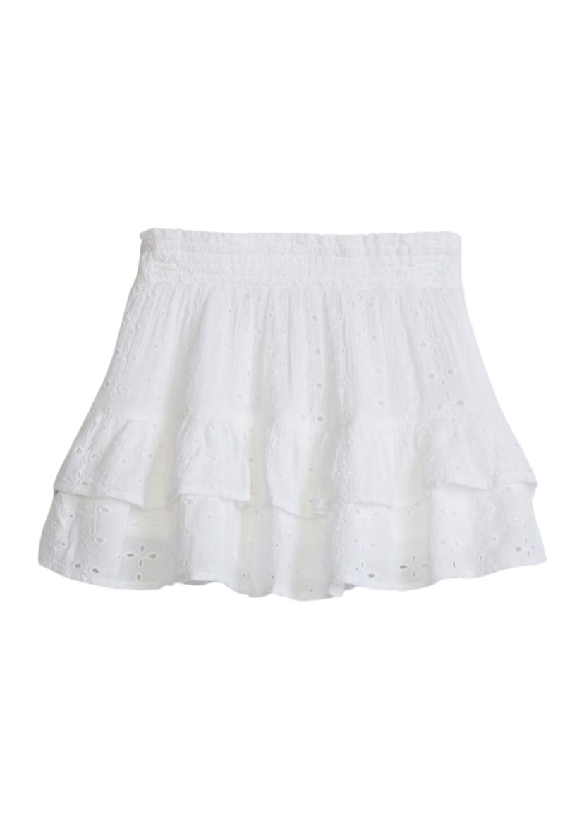 Girls 7-16 Eyelet Ruffle Skirt