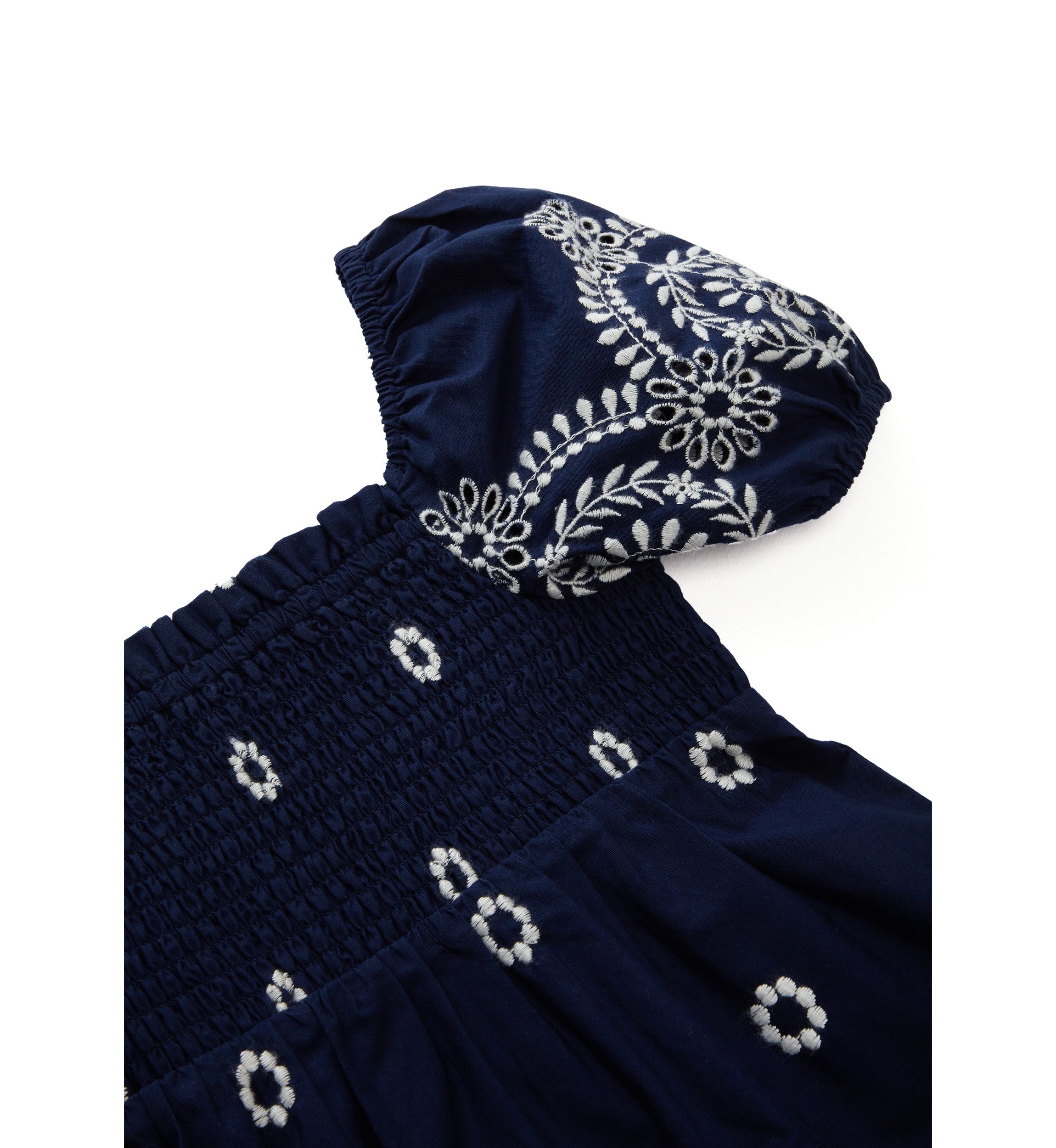 Girls 4-6x Broderie Smocked Dress