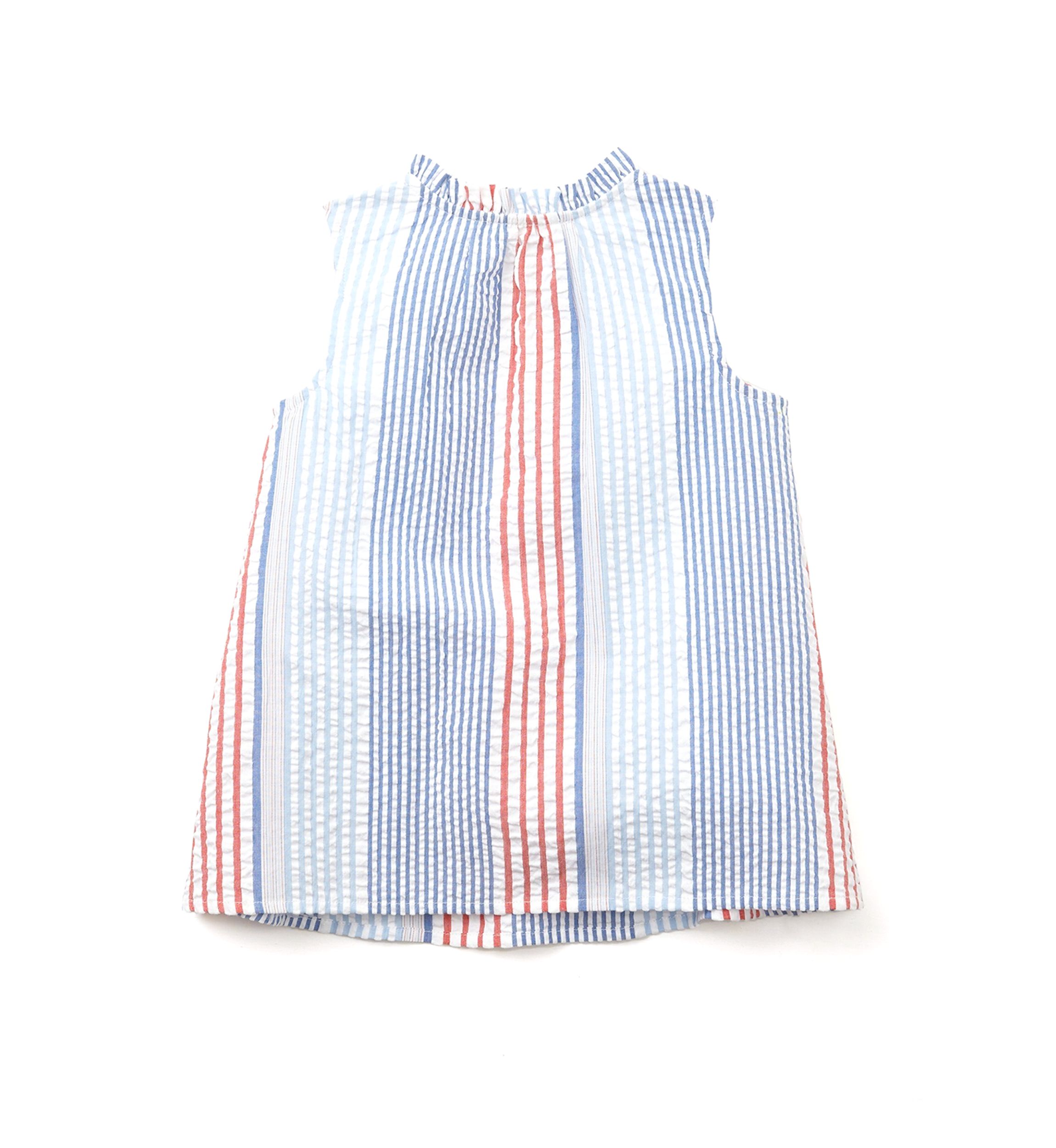 Girls 4-6x Ruffle Tank Seersucker Dress