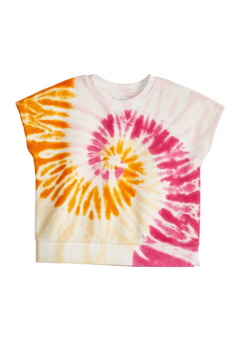 Girls 7-16 Dolman Sleeve Tie Dye Shirt 