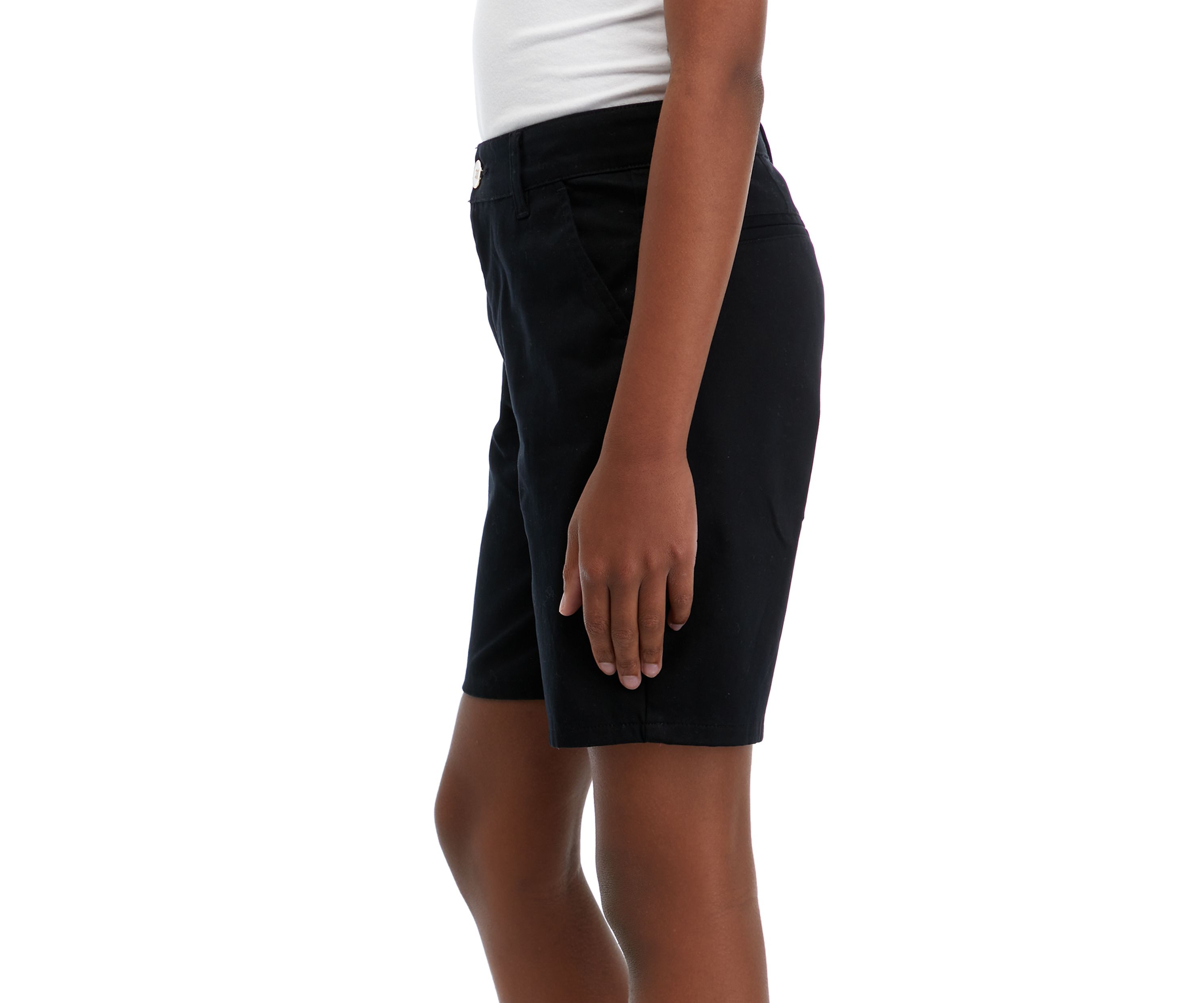 Girls 7-16 Solid Regulation Shorts