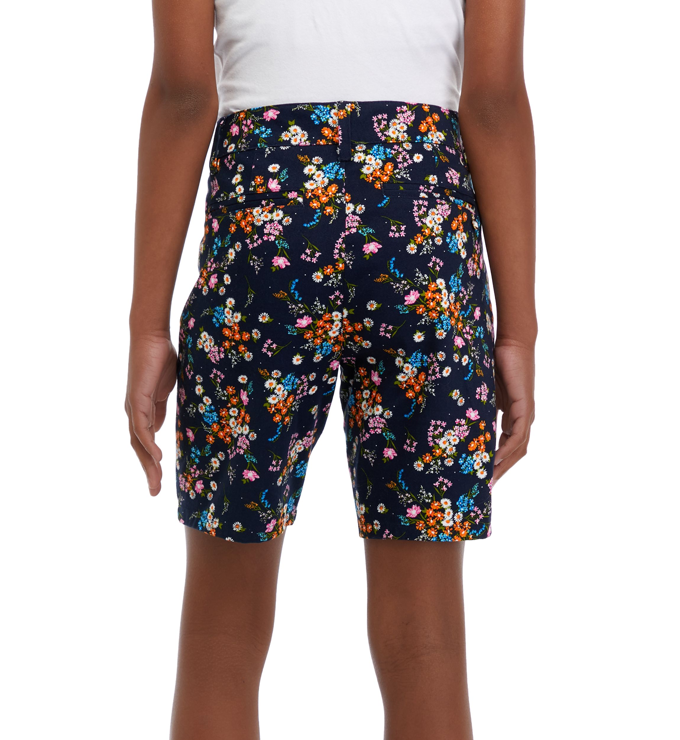 Girls 7-16 Printed Regulation Shorts