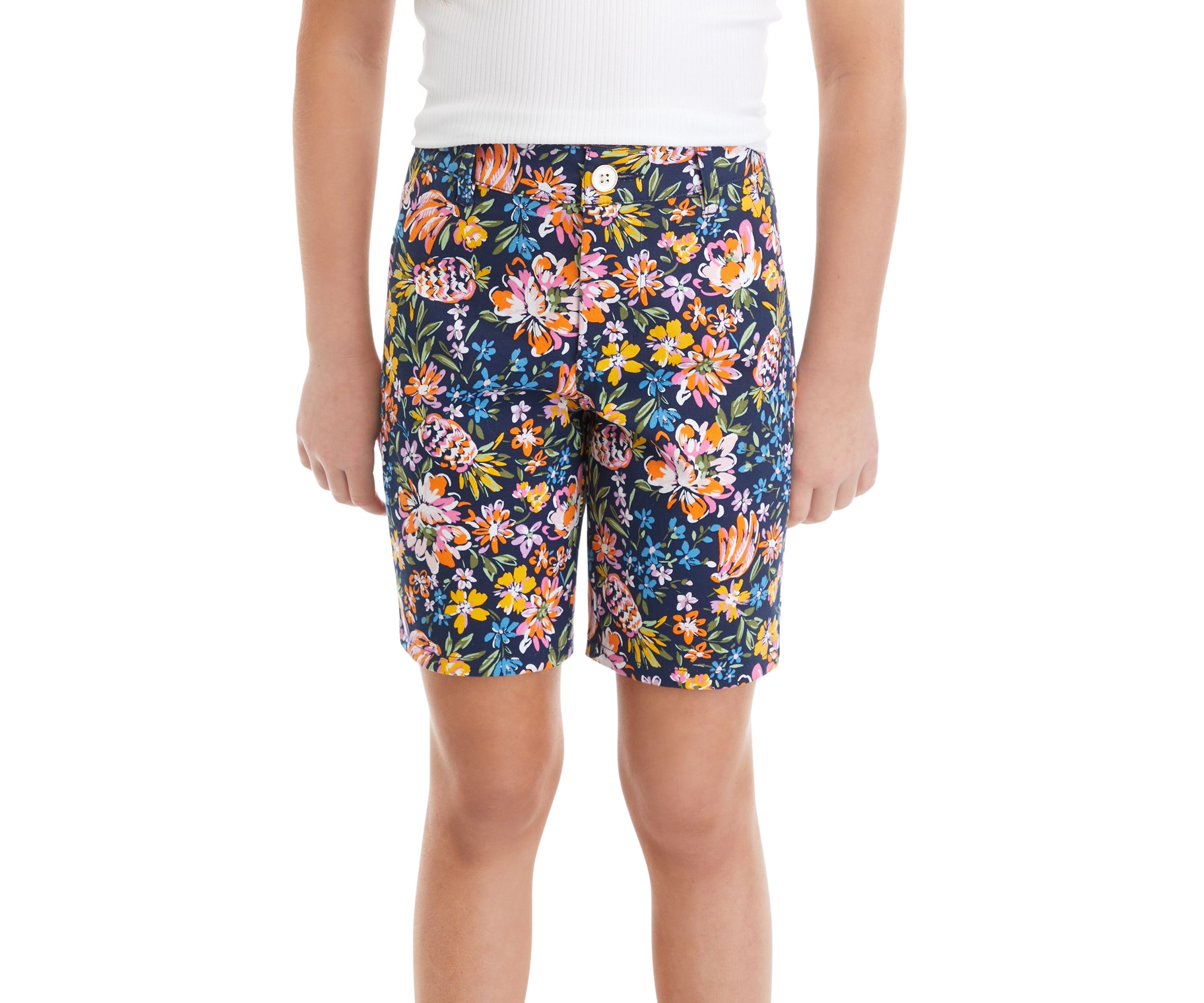 Girls 7-16 Printed Shorts