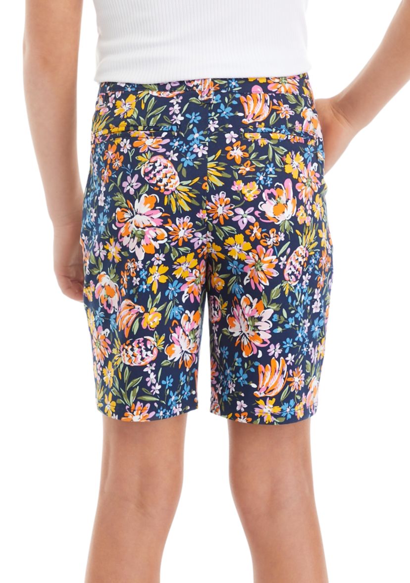 Girls 7-16 Printed Shorts