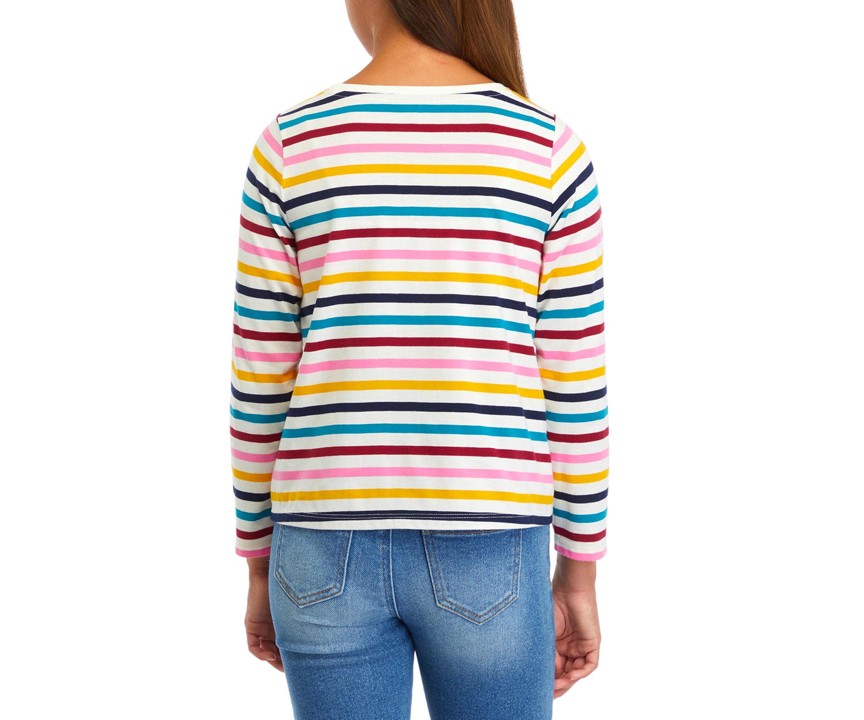 Girls 7-16 Striped T-Shirt