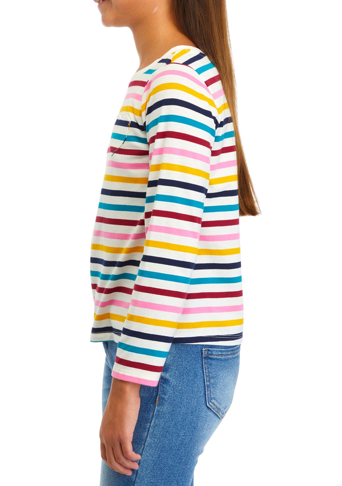 Girls 7-16 Striped T-Shirt