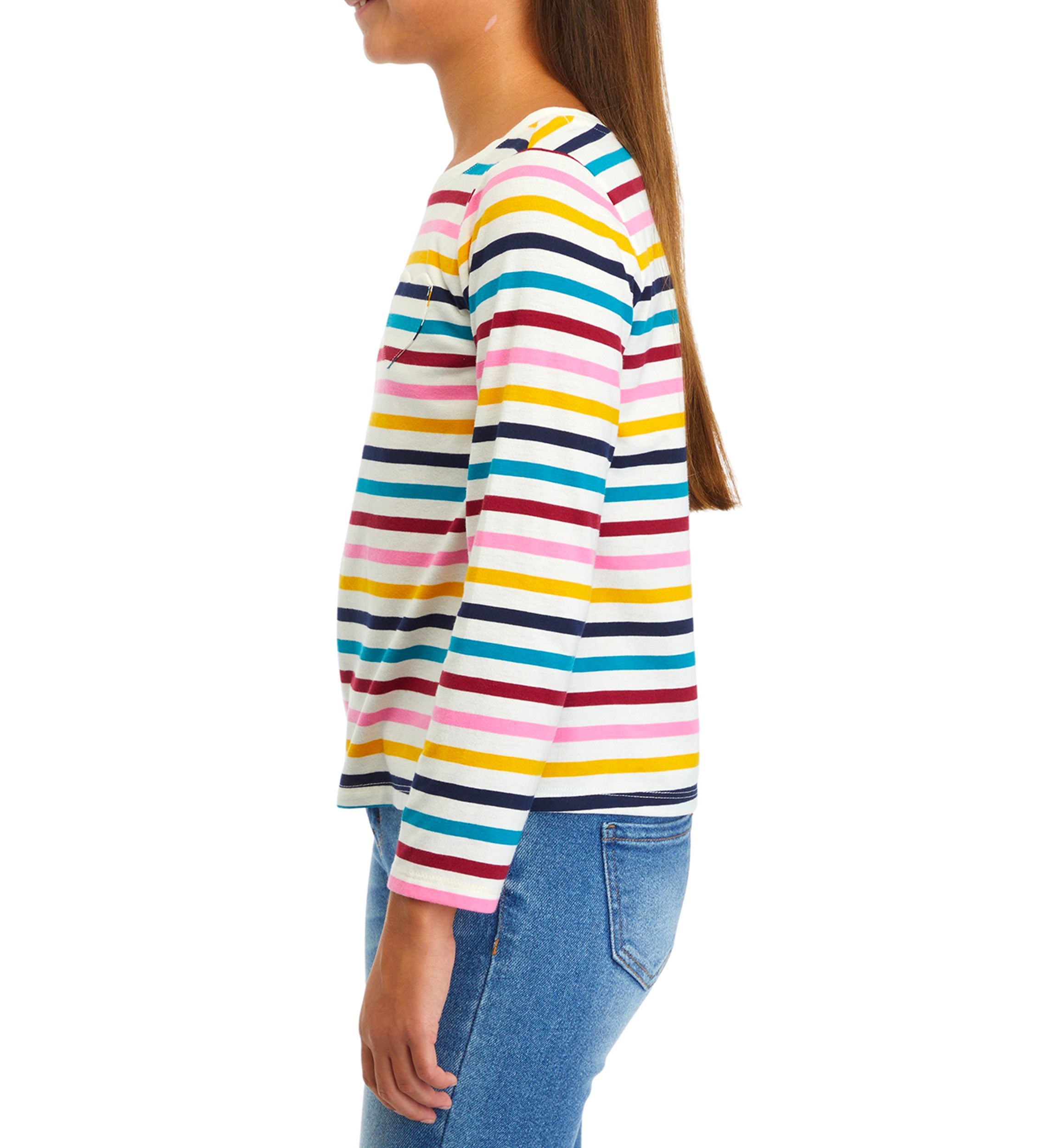 Girls 7-16 Striped T-Shirt