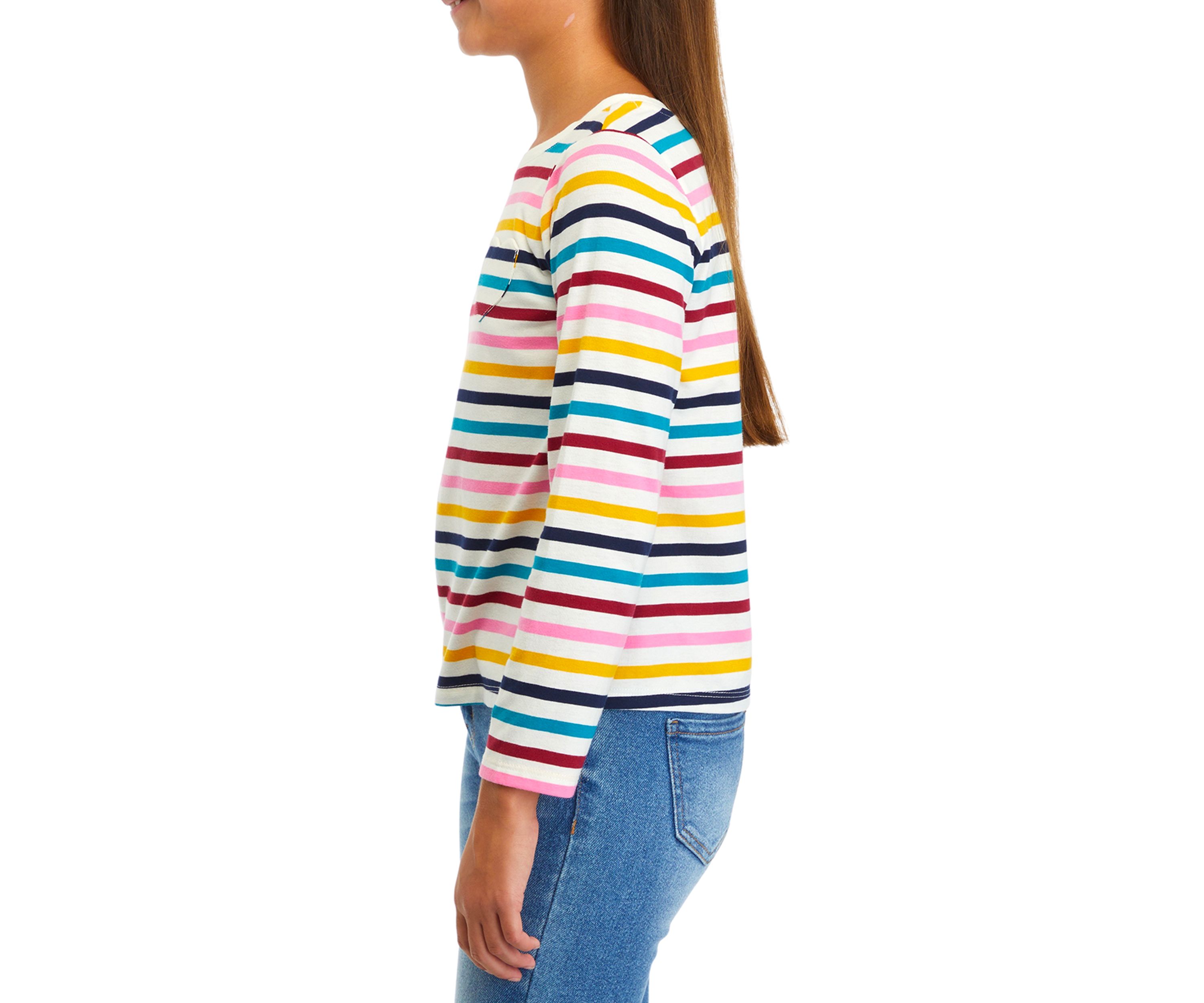 Girls 7-16 Striped T-Shirt