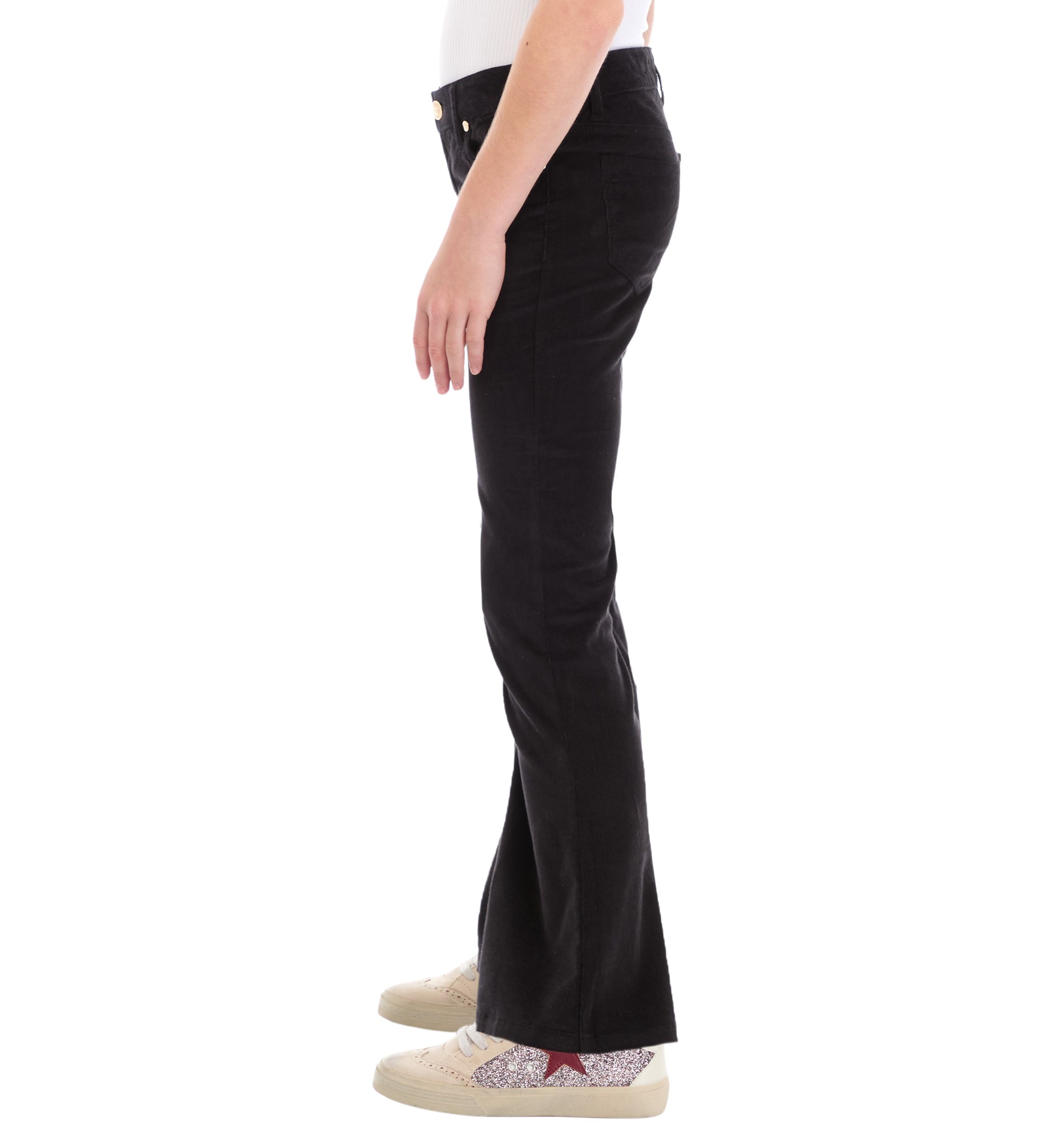 Girls 7-16 Stretch Corduroy 5-Pocket Flare Pants