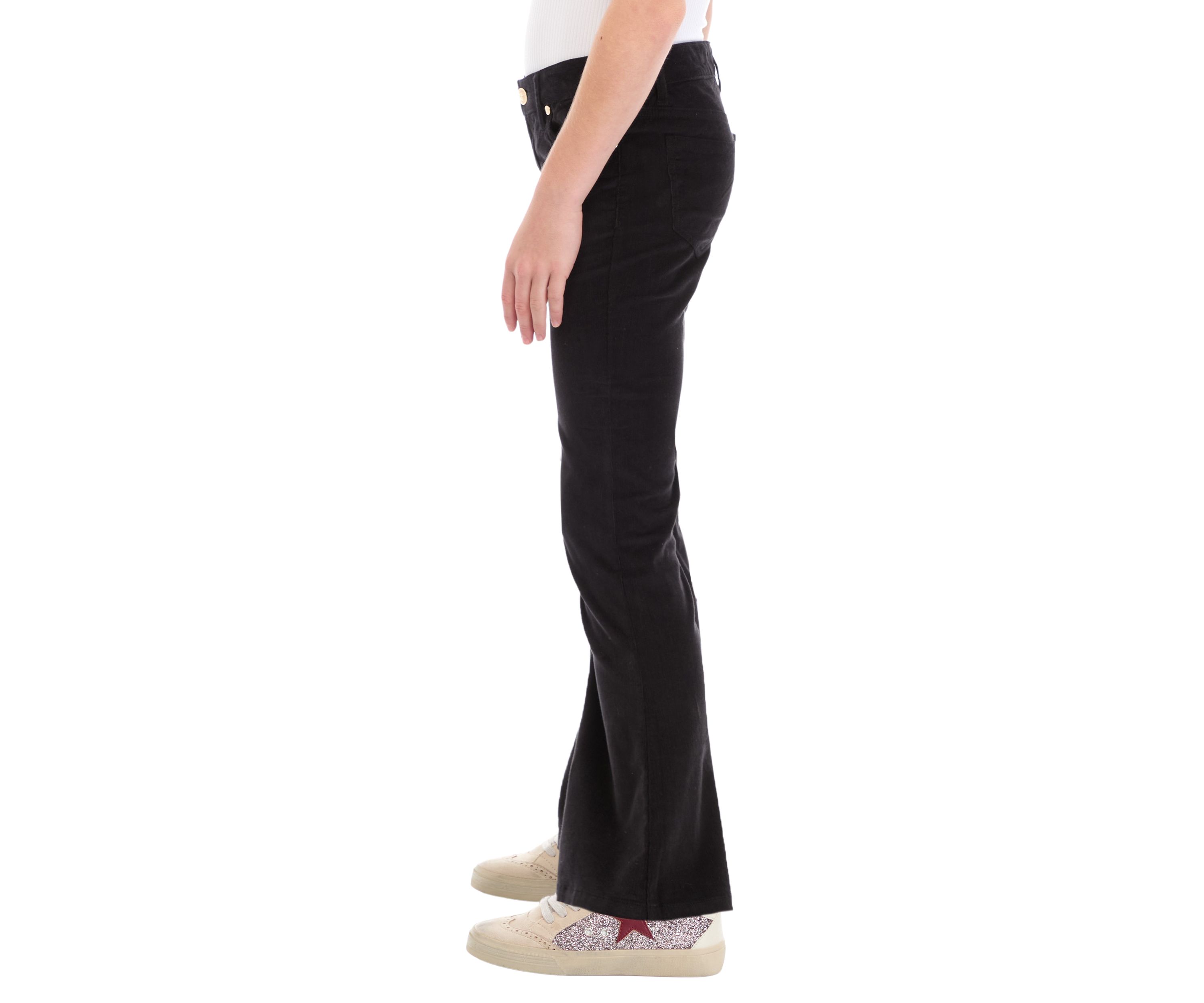 Girls 7-16 Stretch Corduroy 5-Pocket Flare Pants