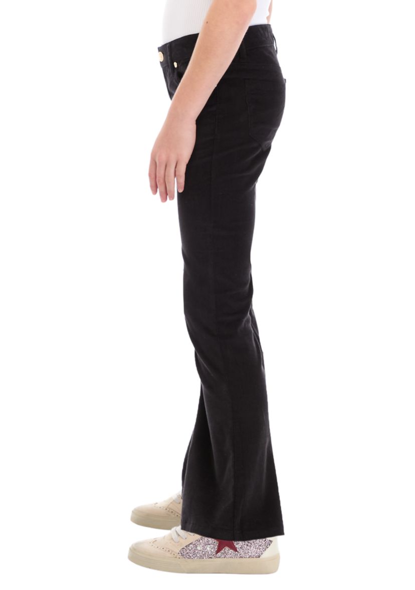 Girls 7-16 Stretch Corduroy 5-Pocket Flare Pants