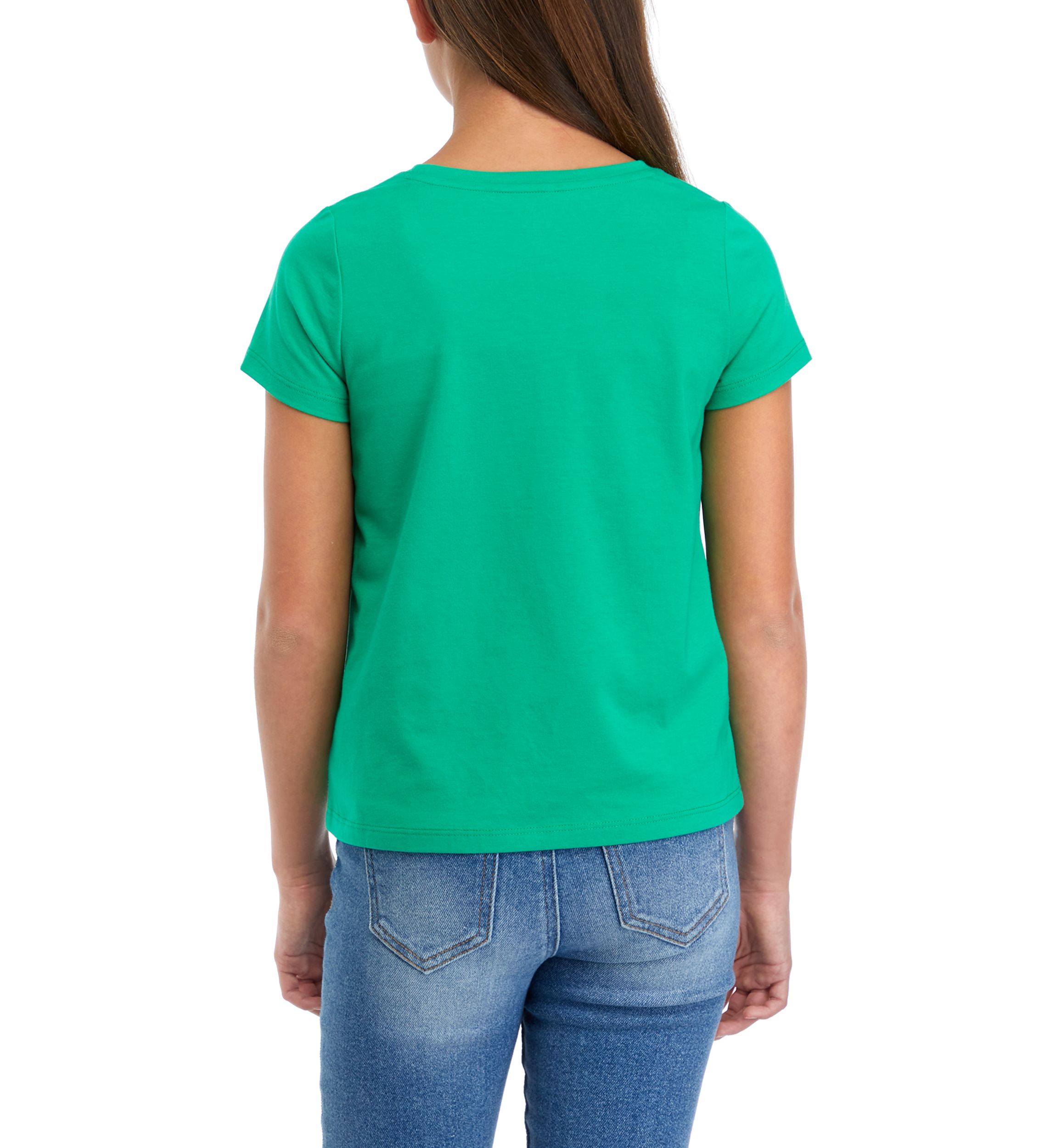 Girls 7-16 Short Sleeve Essential Jersey Graphic T-Shirt