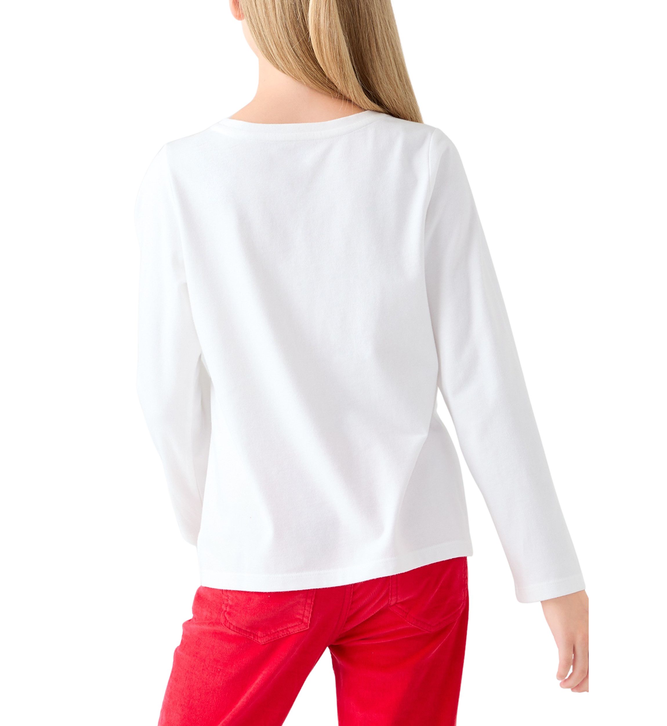 Girls 7-16 Long Sleeve Cheetah Graphic T-Shirt