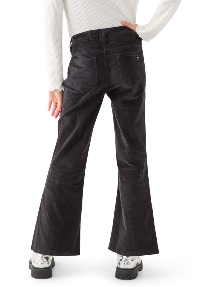 Girls 7-16 Stretch Corduroy 5 Pocket Flare Jeans