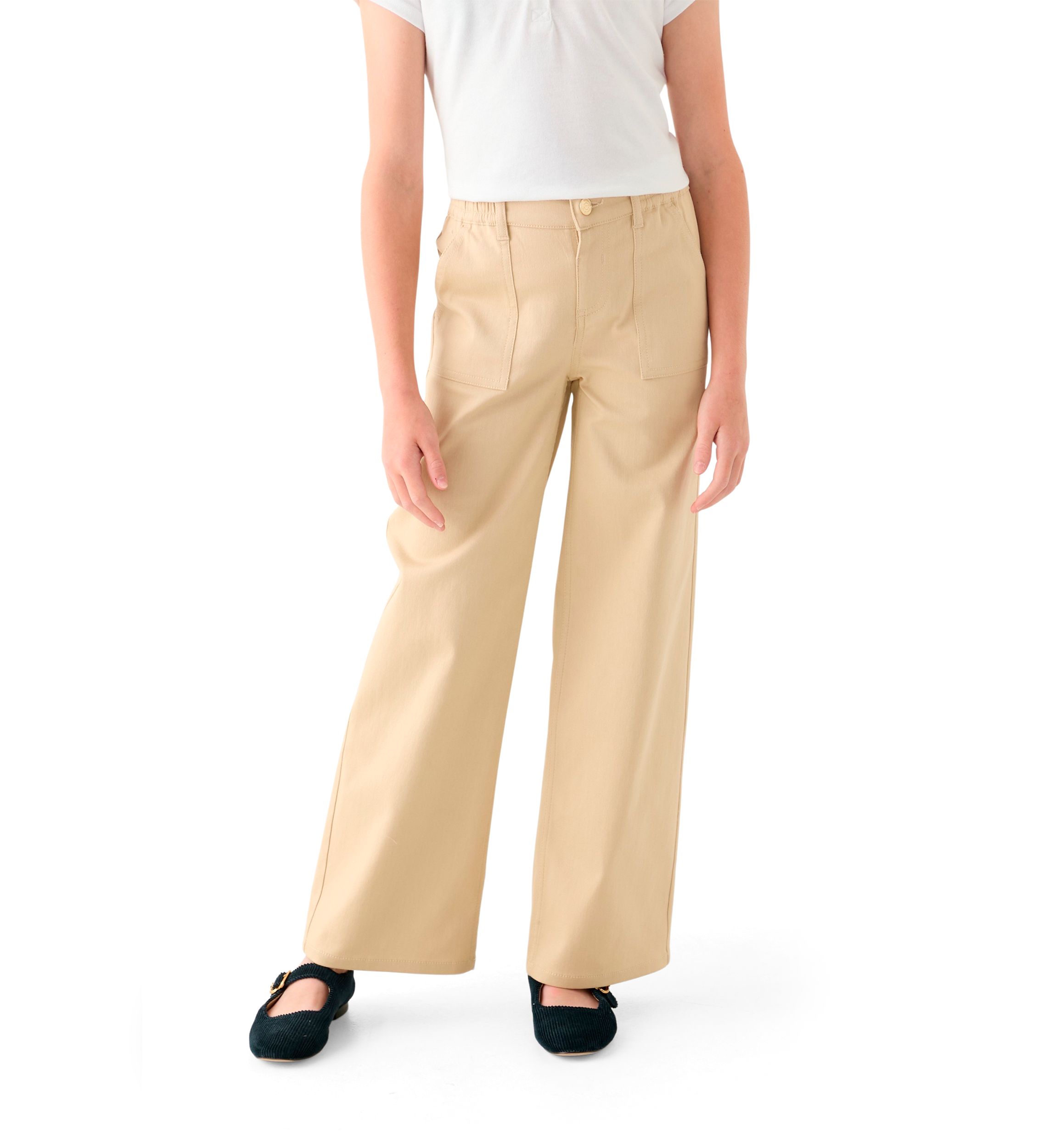Girls 7-16 Utility Wide Leg Pants