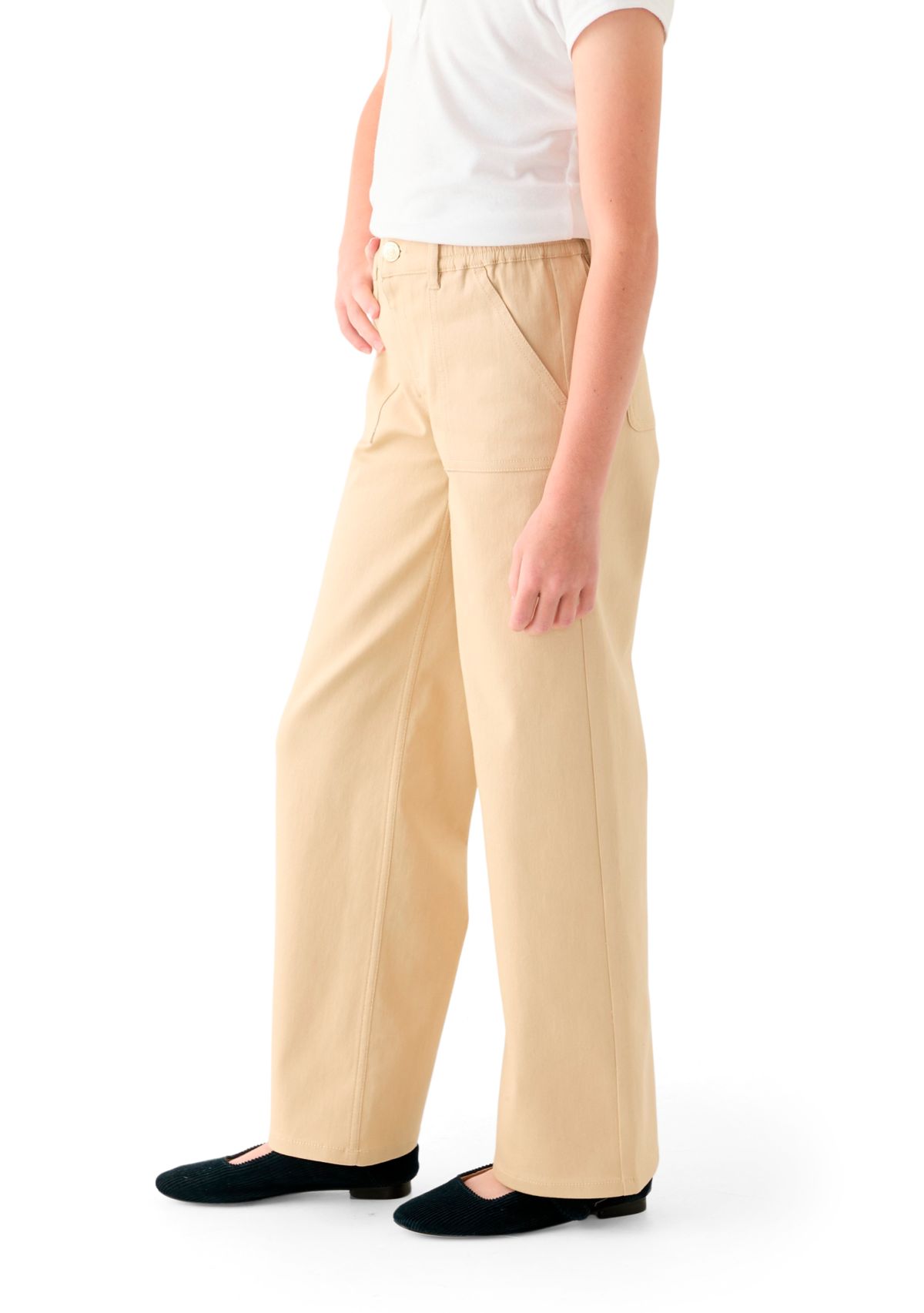 Girls 7-16 Utility Wide Leg Pants