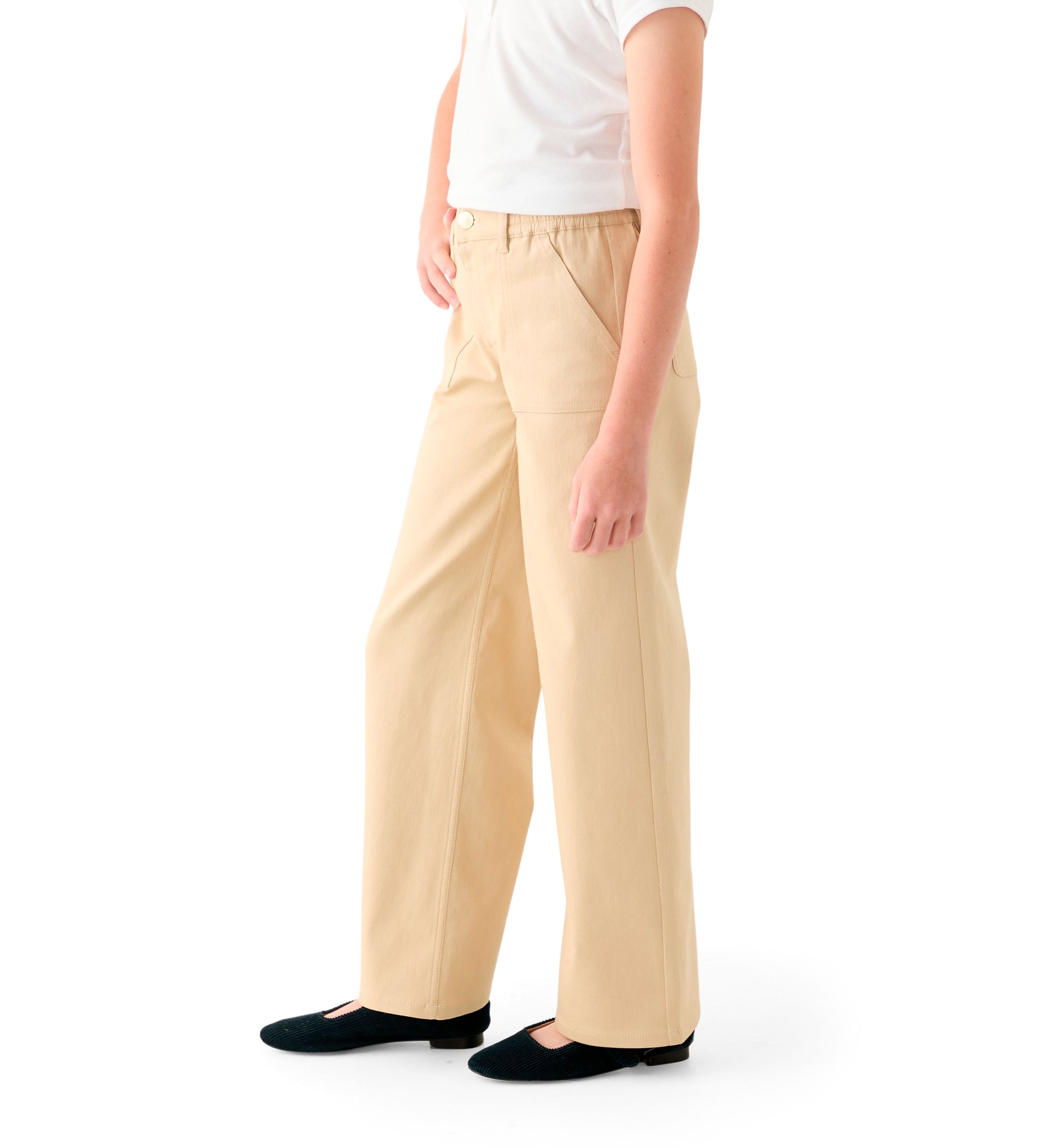 Girls 7-16 Utility Wide Leg Pants