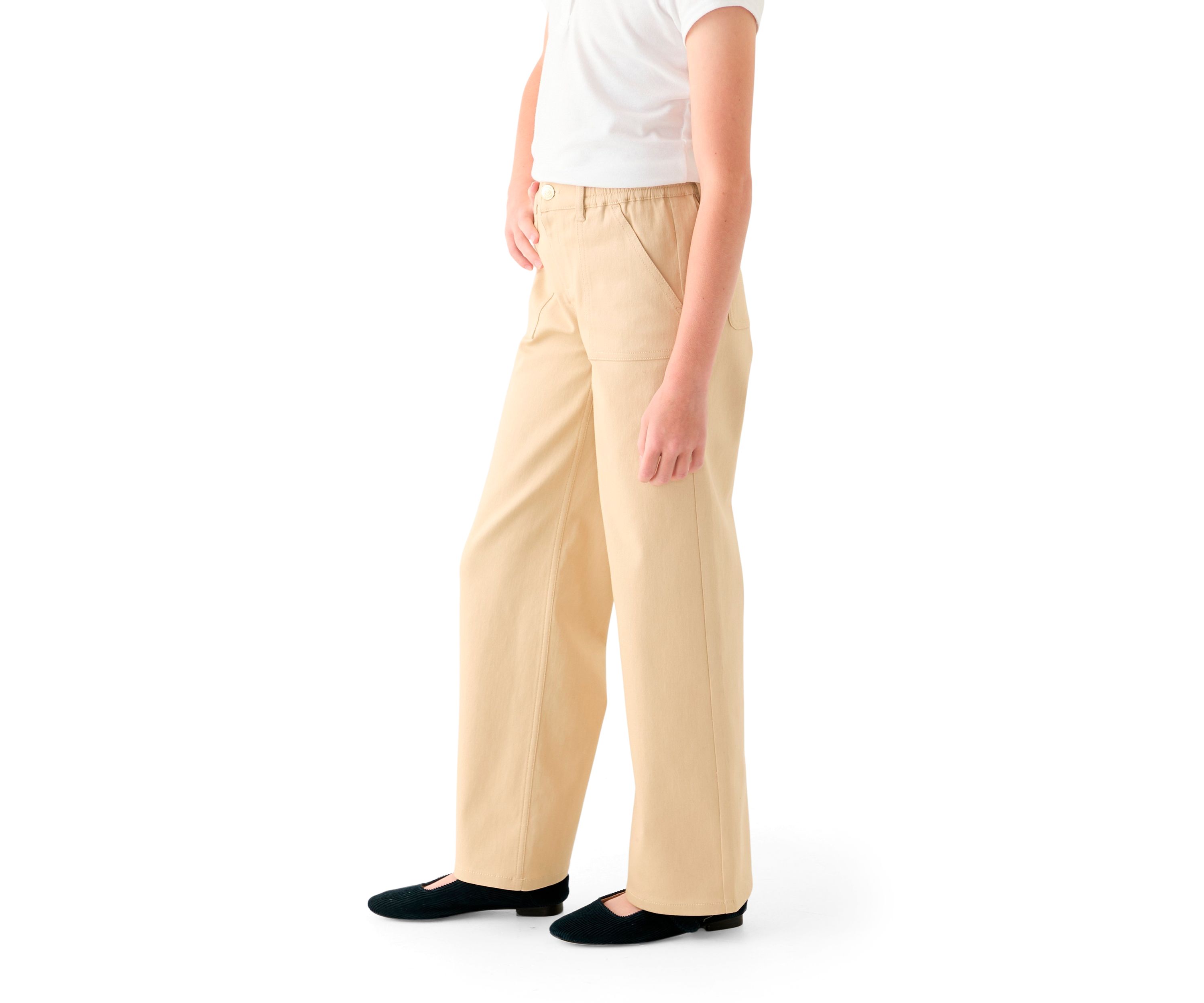 Girls 7-16 Utility Wide Leg Pants