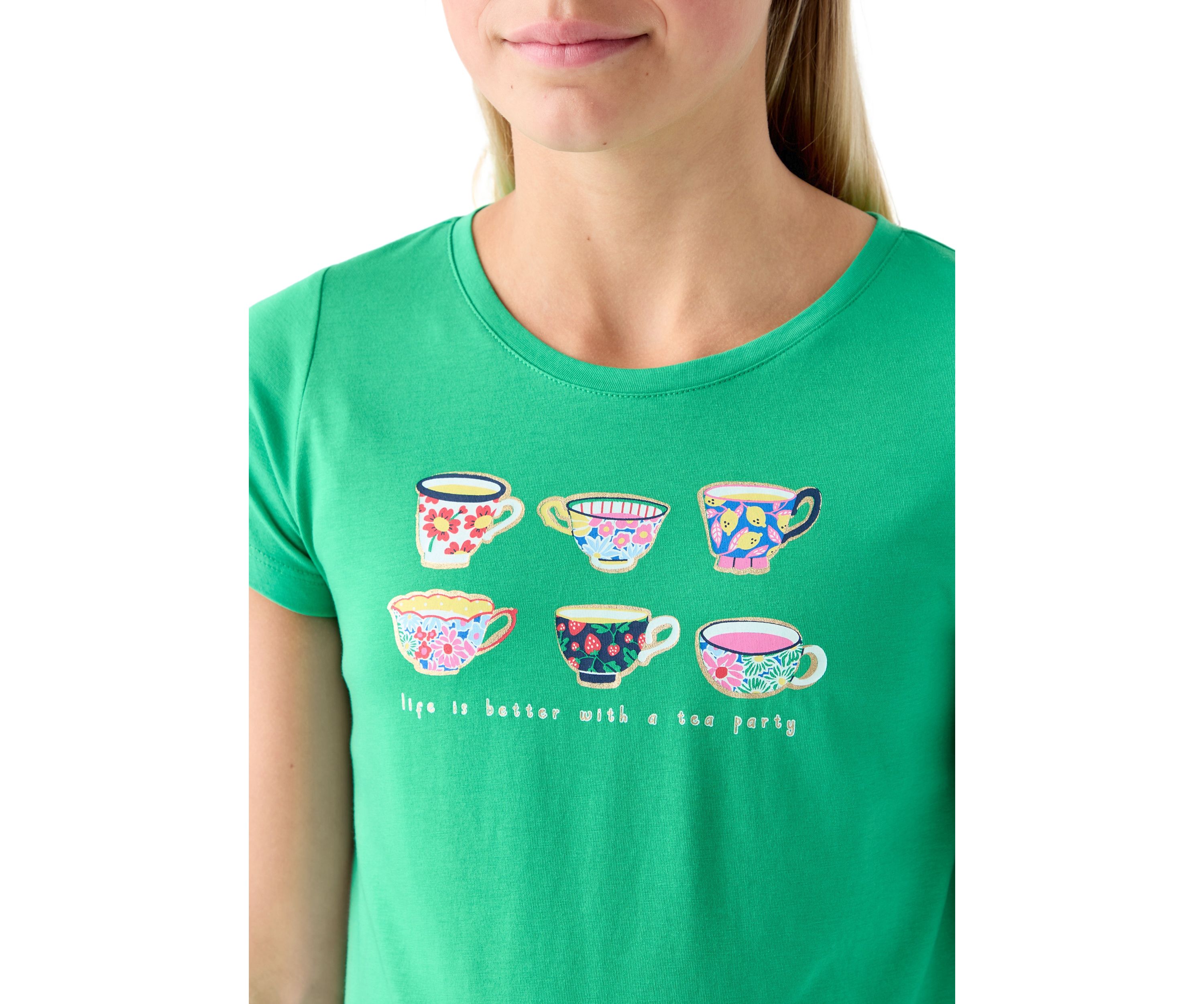 Girls 7-16 Short Sleeve Graphic Essential T-Shirt
