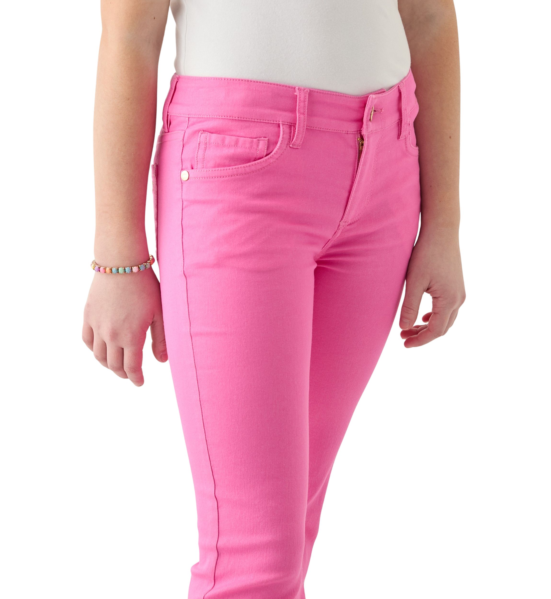 Girls 7-16 Stretch Twill Flare Jeans
