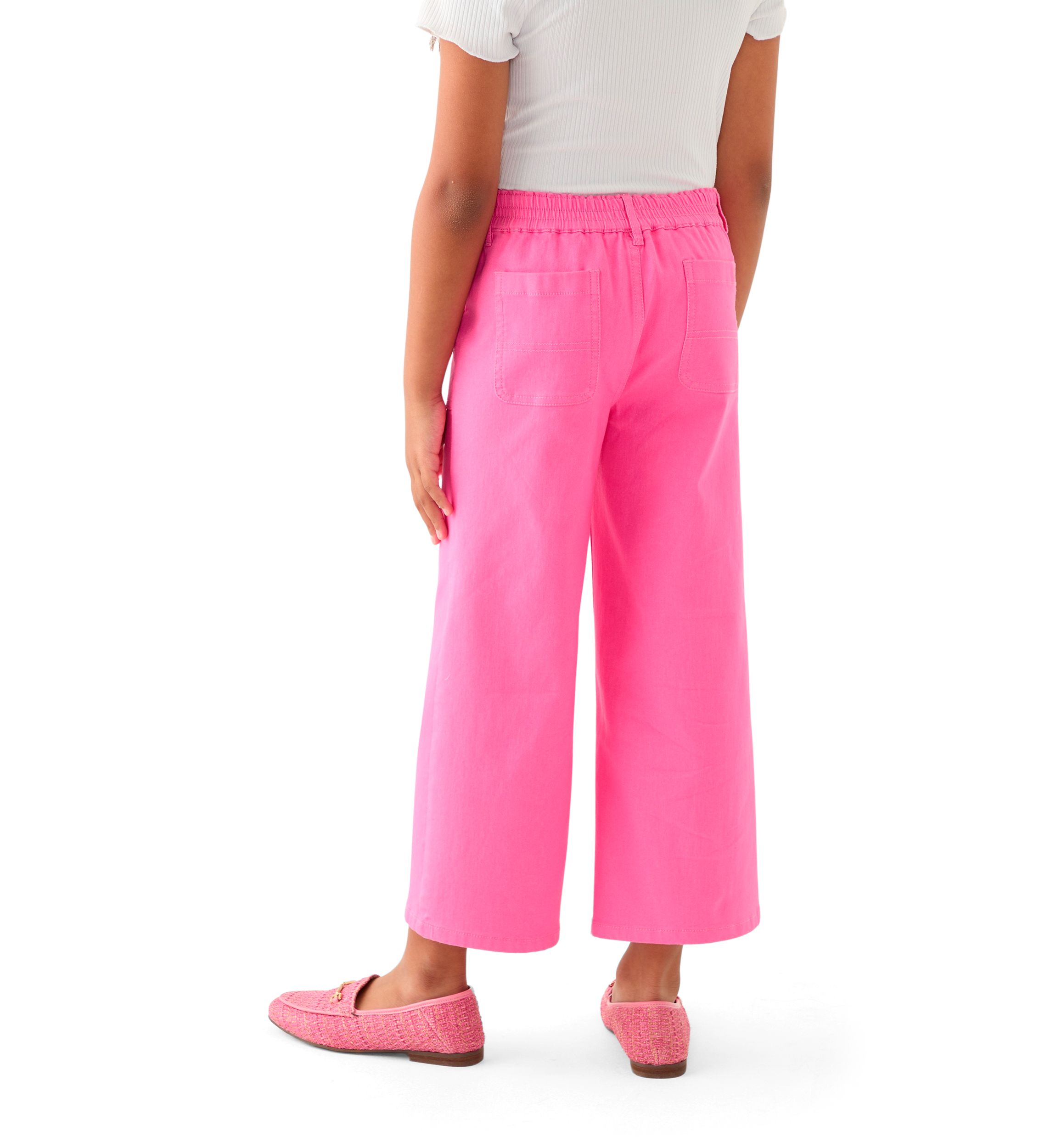 Girls 7-16 Utility Wide Leg Twill Pants