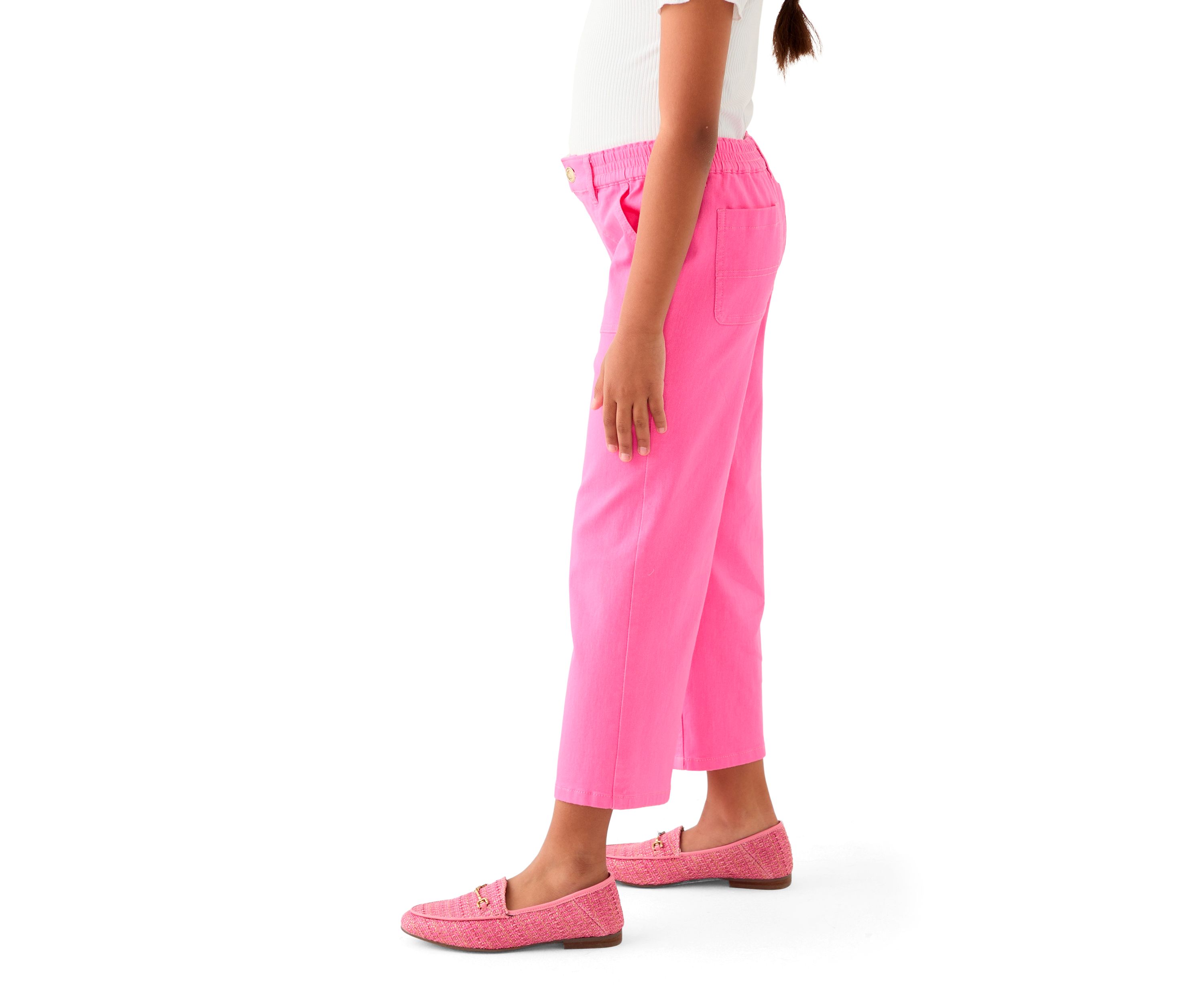 Girls 7-16 Utility Wide Leg Twill Pants