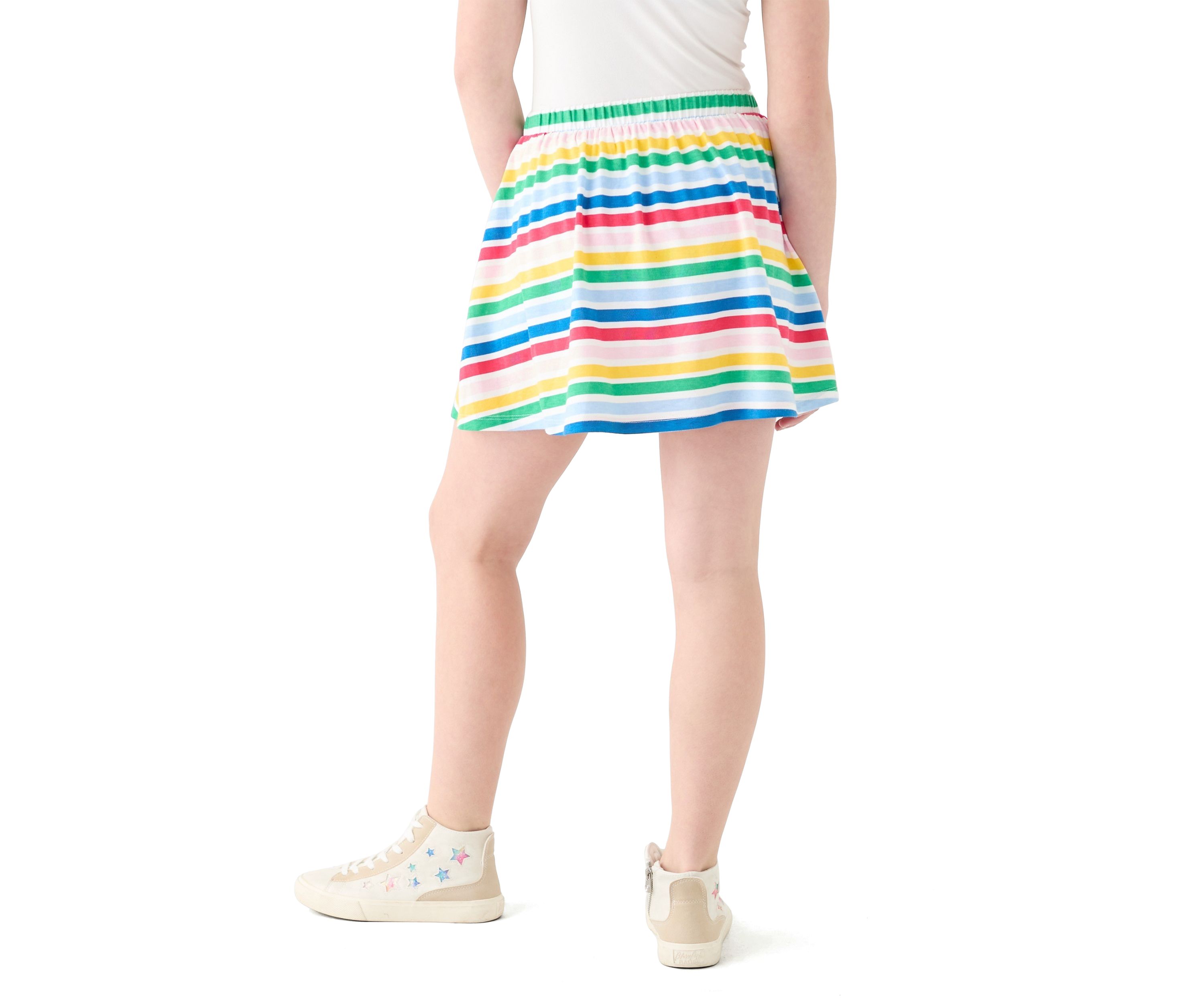 Girls 7-16 Printed Knit Skort