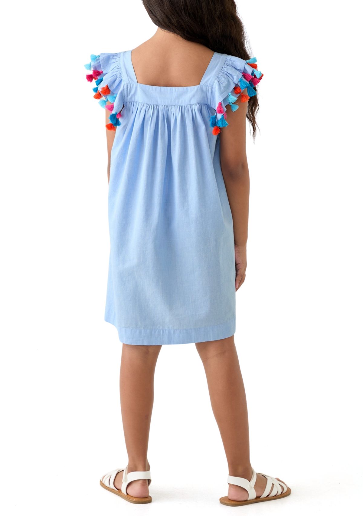 Girls 7-16 Tassel Swing Dress