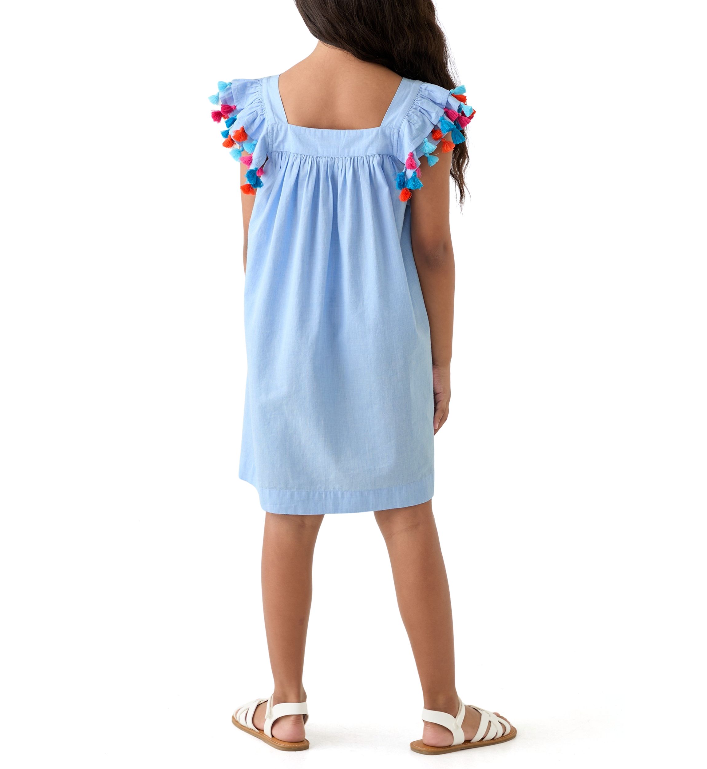 Girls 7-16 Tassel Swing Dress