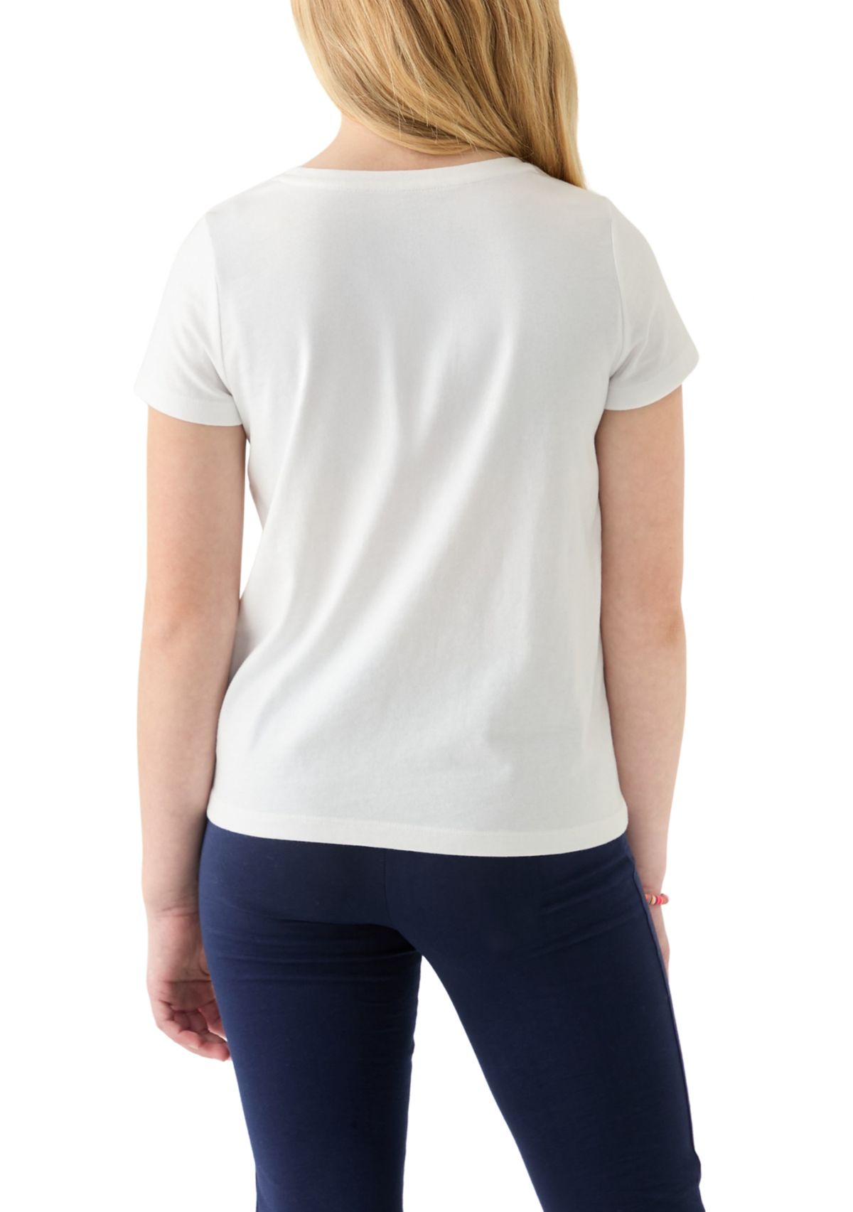 Girls 7-16 Short Sleeve Essential Graphic T-Shirt