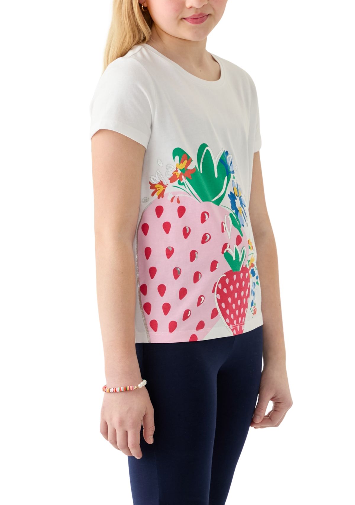 Girls 7-16 Short Sleeve Essential Graphic T-Shirt